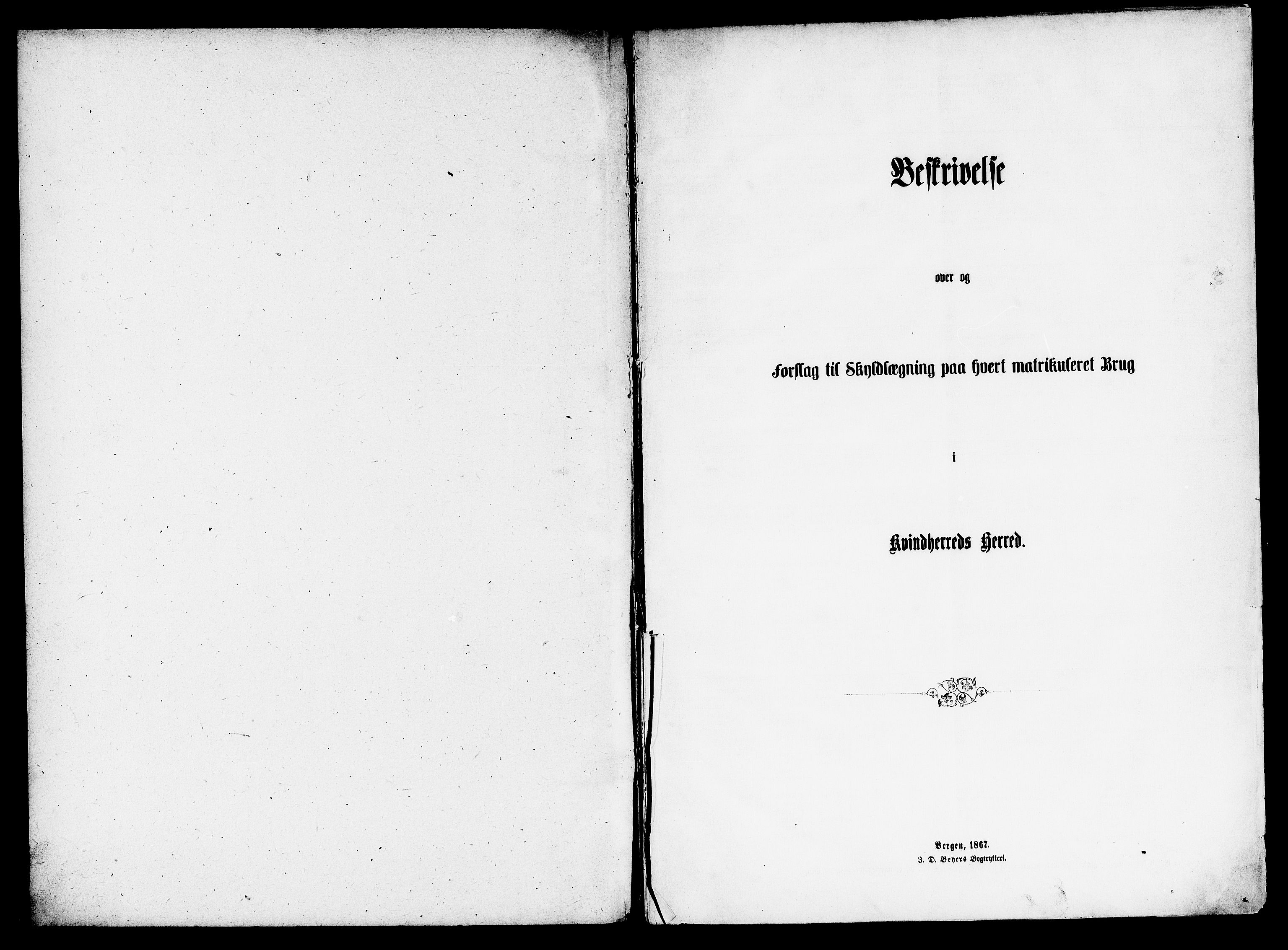 Matrikkelrevisjonen av 1863, RA/S-1530/F/Fe/L0223: Kvinnherad, 1863
