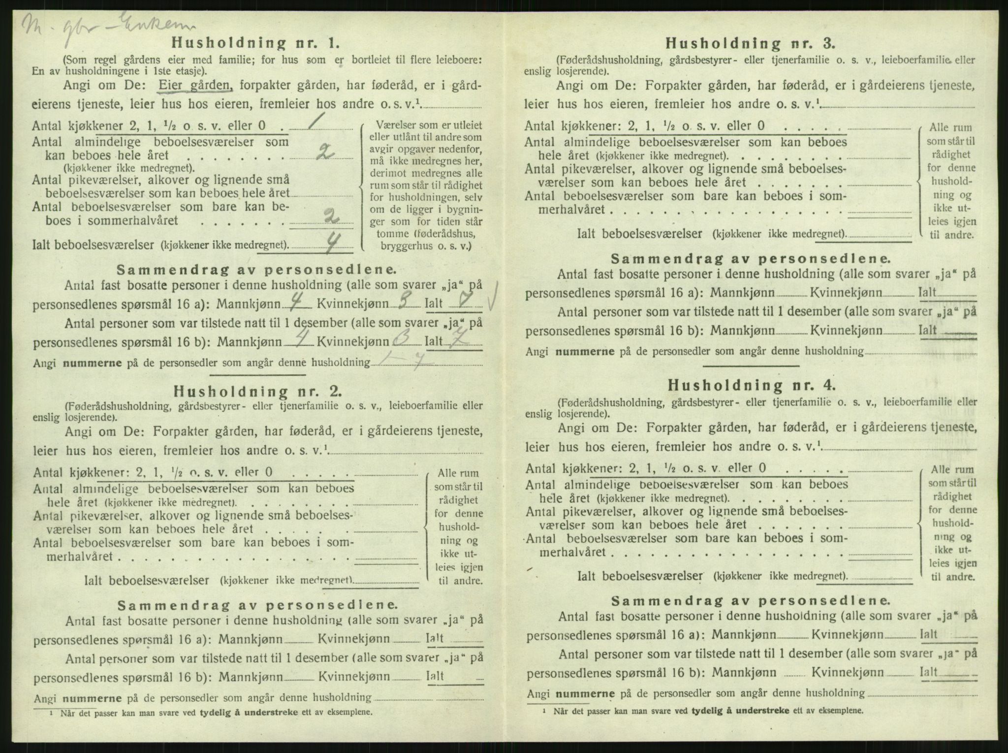 SAT, Folketelling 1920 for 1833 Mo herred, 1920, s. 1815