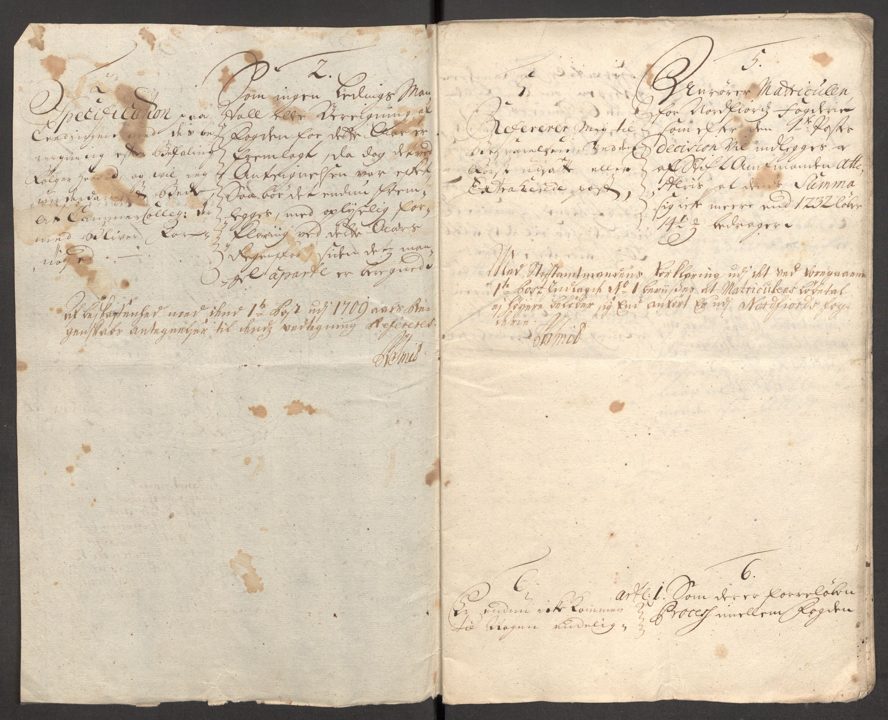 Rentekammeret inntil 1814, Reviderte regnskaper, Fogderegnskap, RA/EA-4092/R53/L3431: Fogderegnskap Sunn- og Nordfjord, 1708, s. 279
