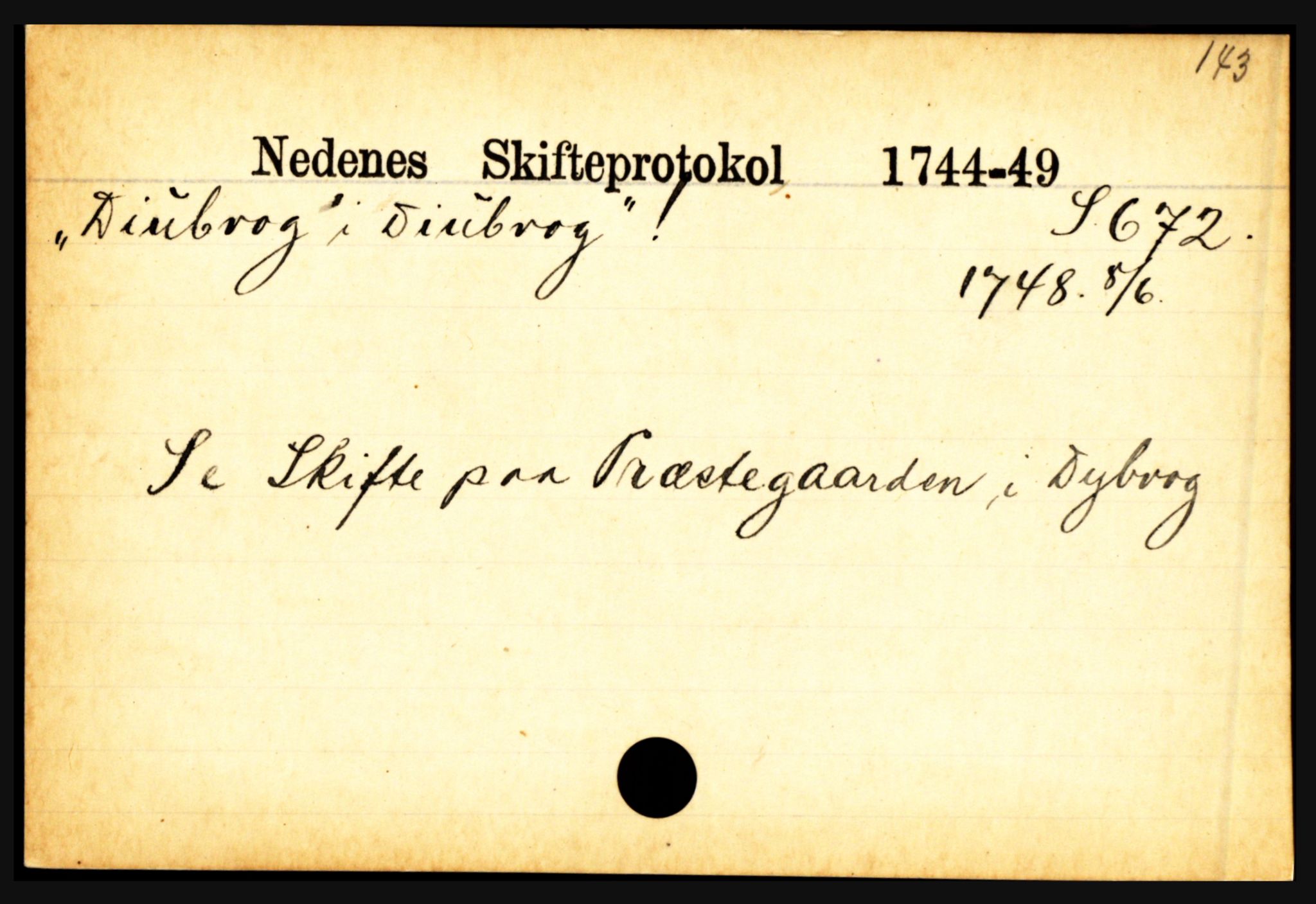 Nedenes sorenskriveri før 1824, SAK/1221-0007/H, s. 5291