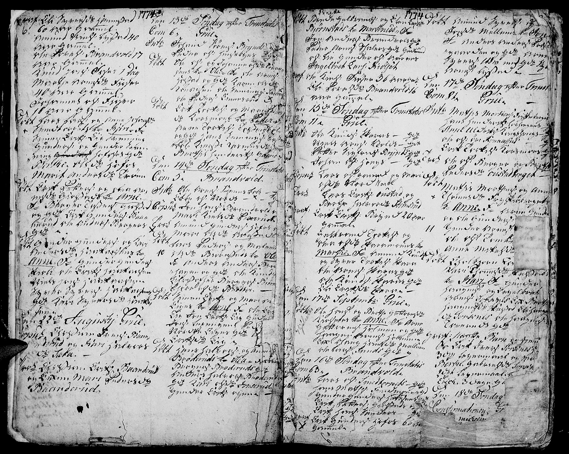Grue prestekontor, AV/SAH-PREST-036/H/Ha/Haa/L0003: Ministerialbok nr. 3, 1774-1792, s. 6-7