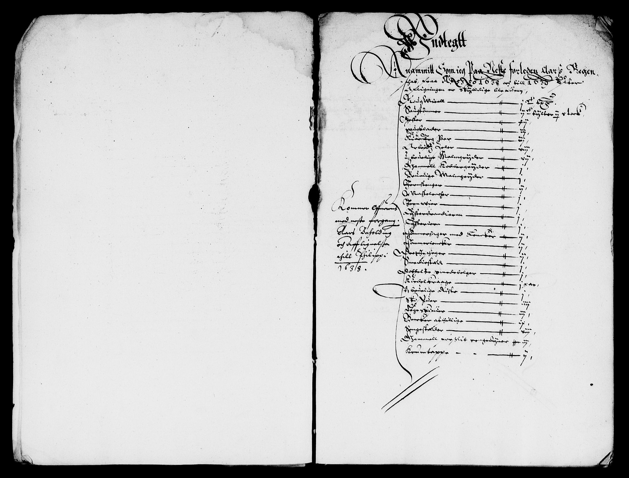 Rentekammeret inntil 1814, Reviderte regnskaper, Lensregnskaper, AV/RA-EA-5023/R/Rb/Rba/L0138: Akershus len, 1632-1639