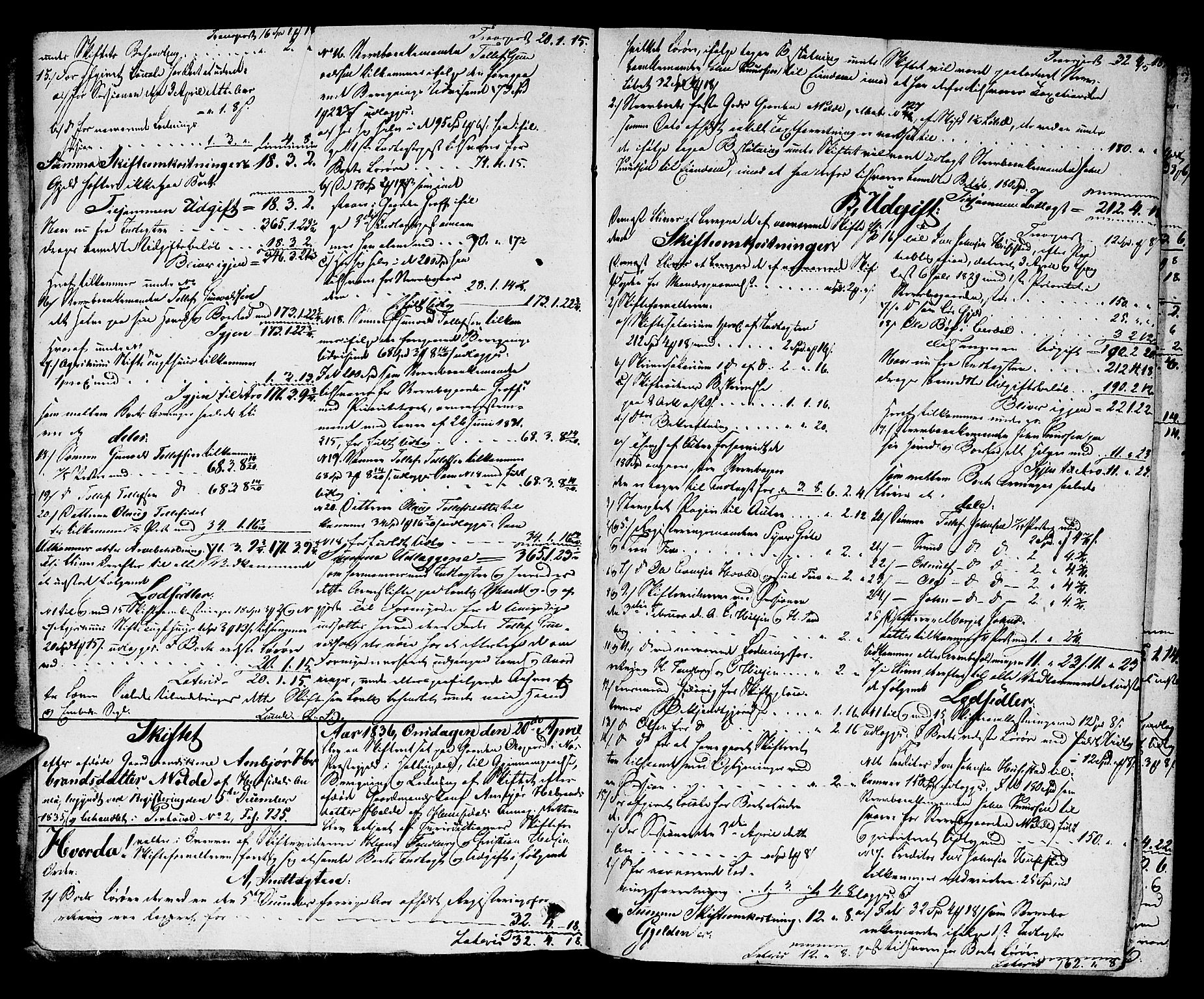 Hallingdal sorenskriveri, AV/SAKO-A-121/H/Hb/Hba/L0003: Skifteprotokoll, 1836-1839, s. 14-15