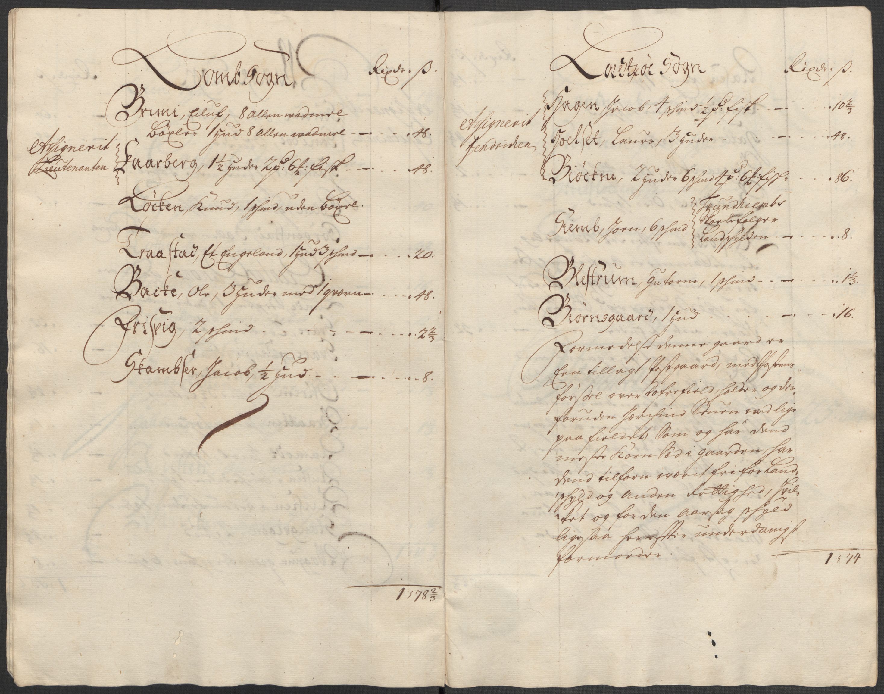 Rentekammeret inntil 1814, Reviderte regnskaper, Fogderegnskap, AV/RA-EA-4092/R17/L1181: Fogderegnskap Gudbrandsdal, 1712, s. 45