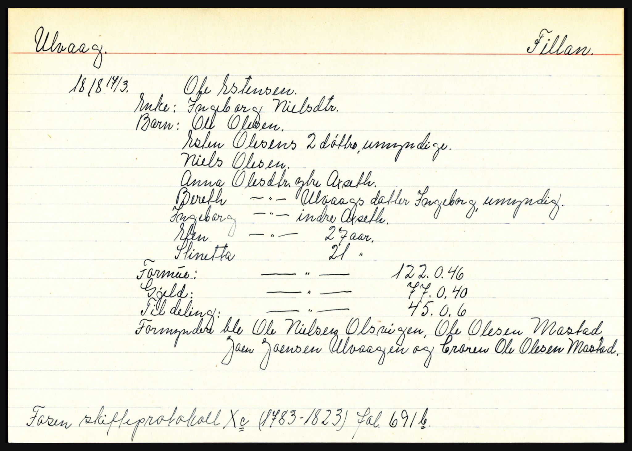 Fosen sorenskriveri, SAT/A-1107/1/3, 1681-1823, s. 6523