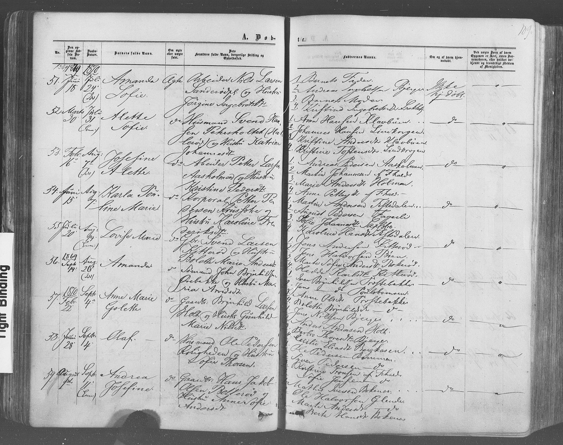 Idd prestekontor Kirkebøker, AV/SAO-A-10911/F/Fc/L0005: Ministerialbok nr. III 5, 1861-1877, s. 109