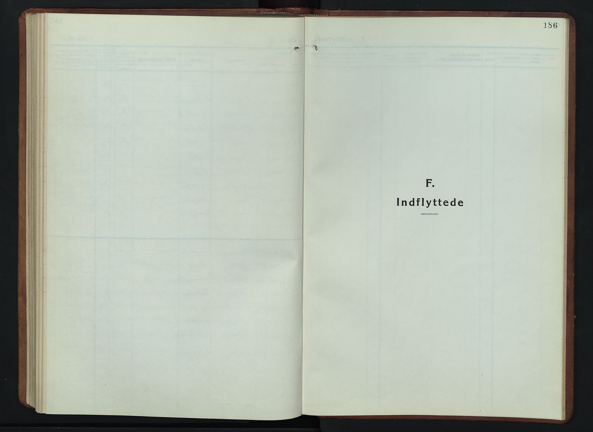 Lesja prestekontor, AV/SAH-PREST-068/H/Ha/Hab/L0009: Klokkerbok nr. 9, 1924-1947, s. 186