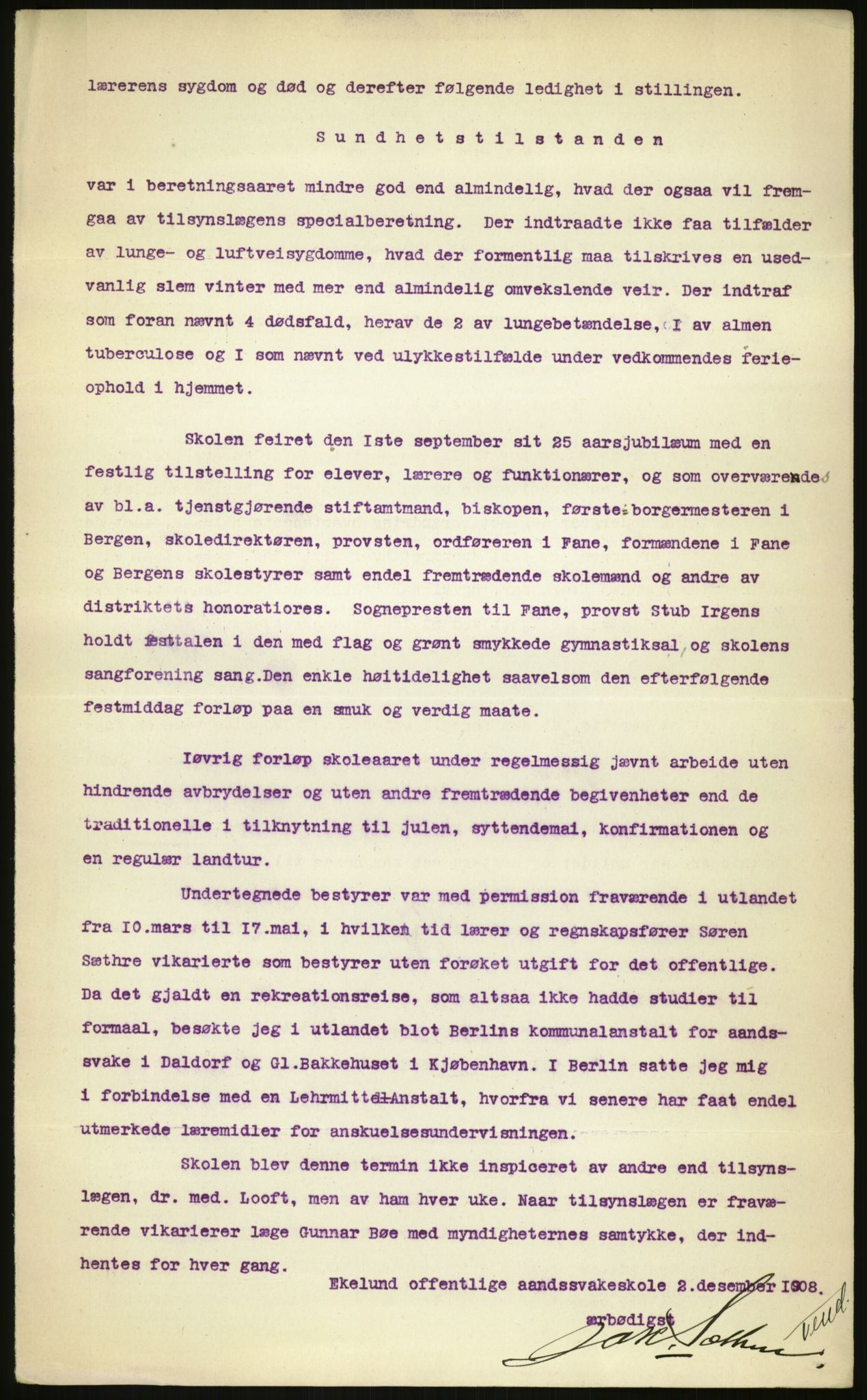 Kirke- og undervisningsdepartementet, 1. skolekontor D, AV/RA-S-1021/F/Fh/Fhr/L0098: Eikelund off. skole for evneveike, 1897-1947, s. 1178