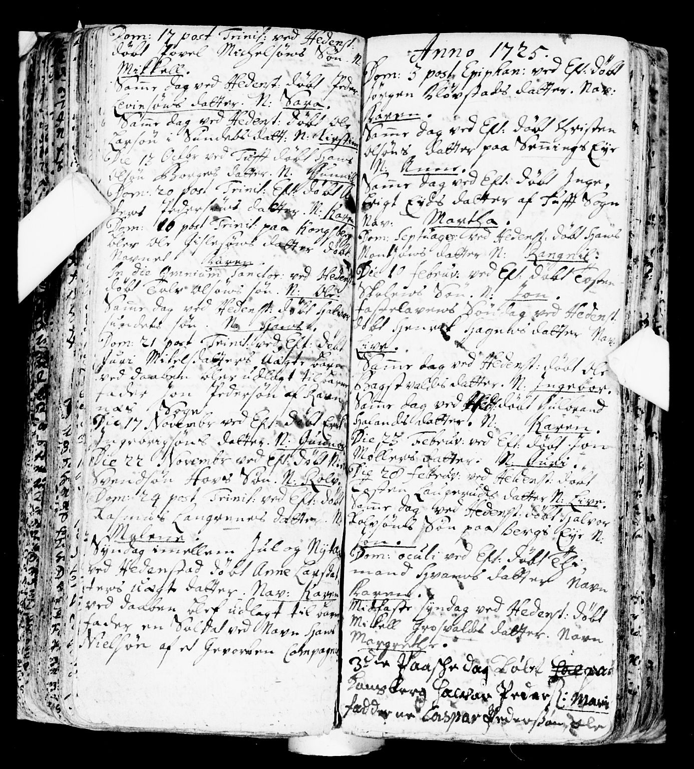 Sandsvær kirkebøker, SAKO/A-244/F/Fa/L0001: Ministerialbok nr. I 1, 1665-1725, s. 98