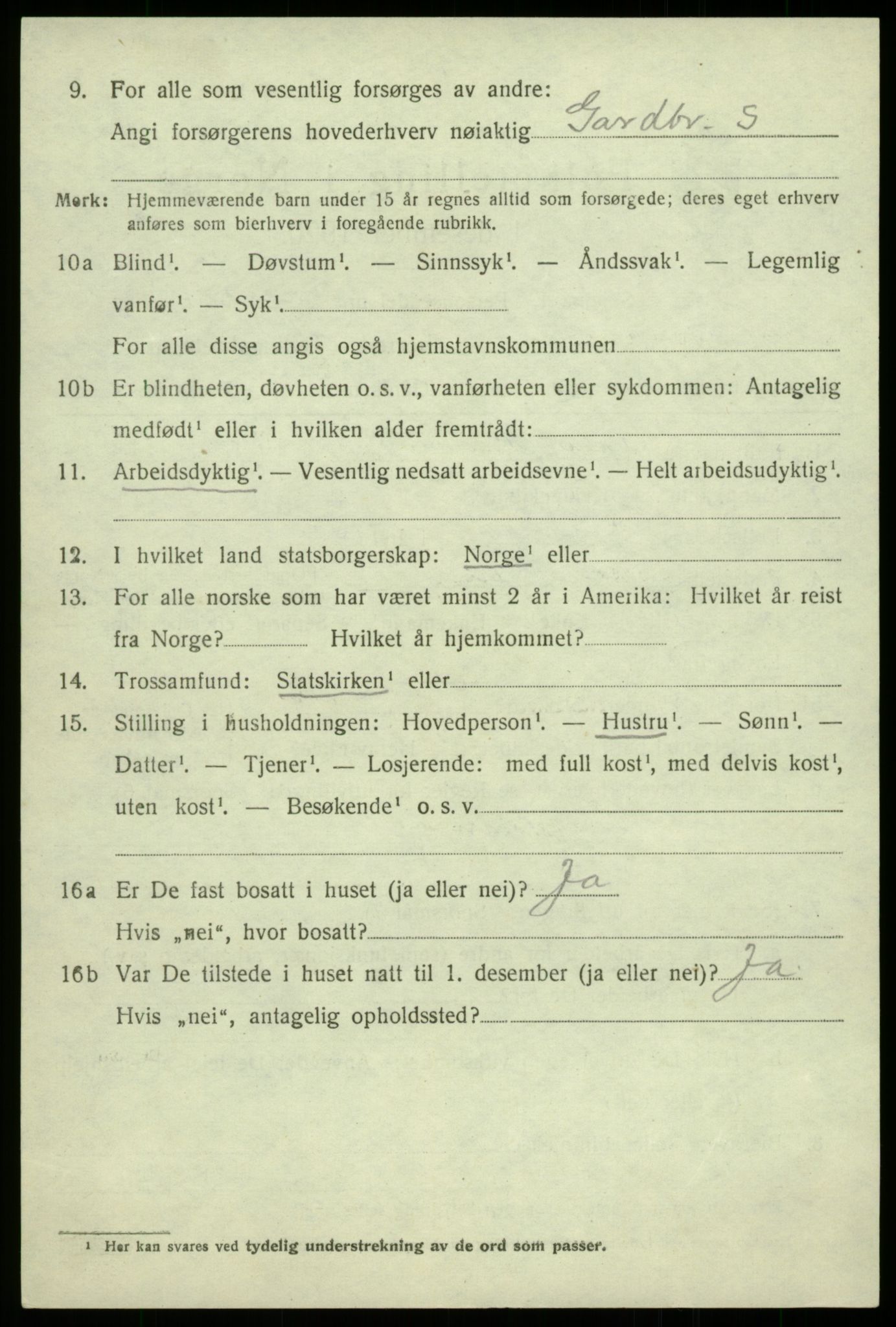 SAB, Folketelling 1920 for 1239 Hålandsdal herred, 1920, s. 671