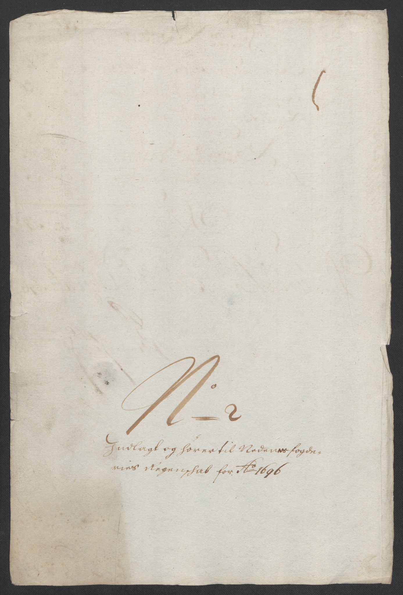 Rentekammeret inntil 1814, Reviderte regnskaper, Fogderegnskap, RA/EA-4092/R39/L2313: Fogderegnskap Nedenes, 1696-1697, s. 26