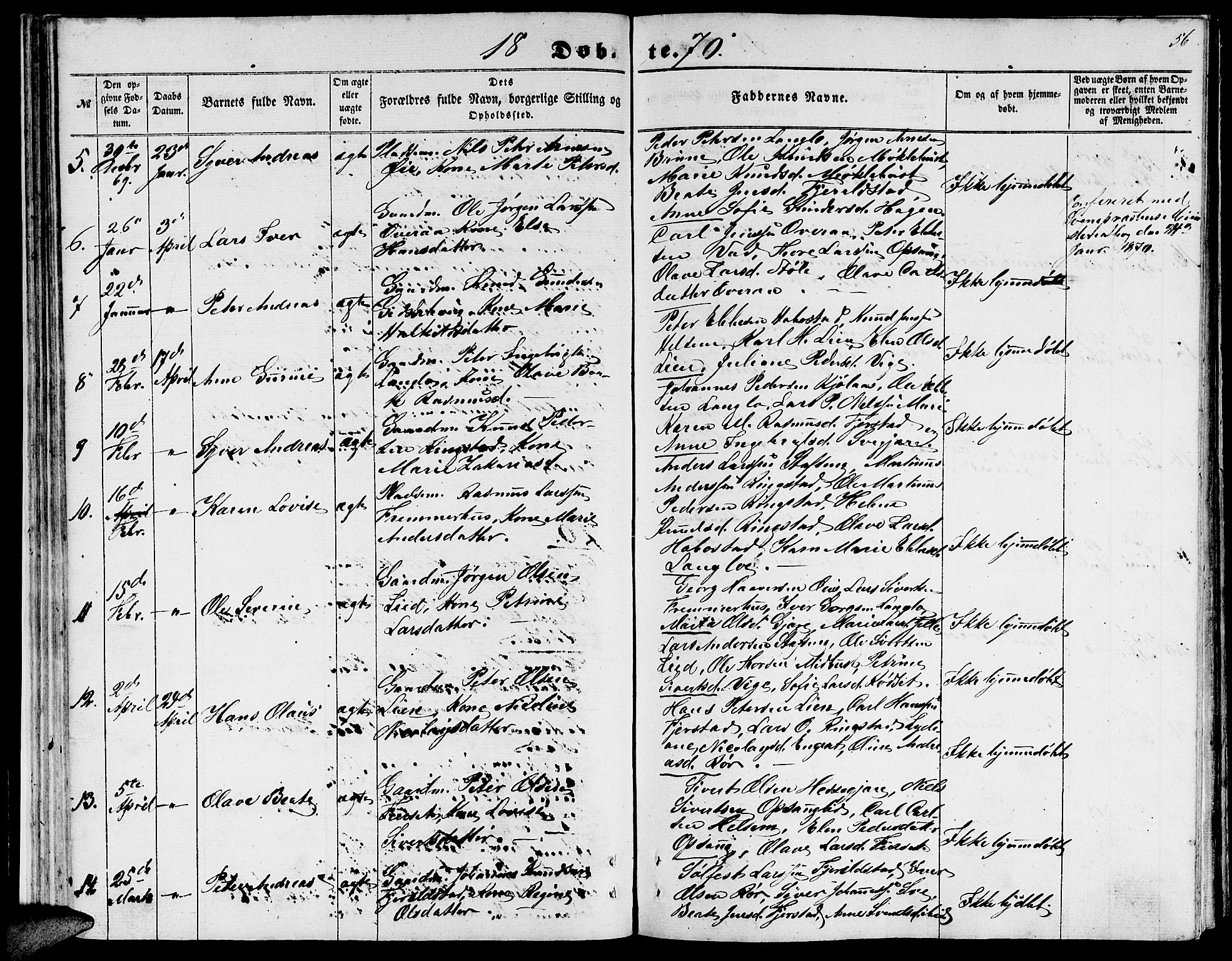 Ministerialprotokoller, klokkerbøker og fødselsregistre - Møre og Romsdal, AV/SAT-A-1454/520/L0291: Klokkerbok nr. 520C03, 1854-1881, s. 56