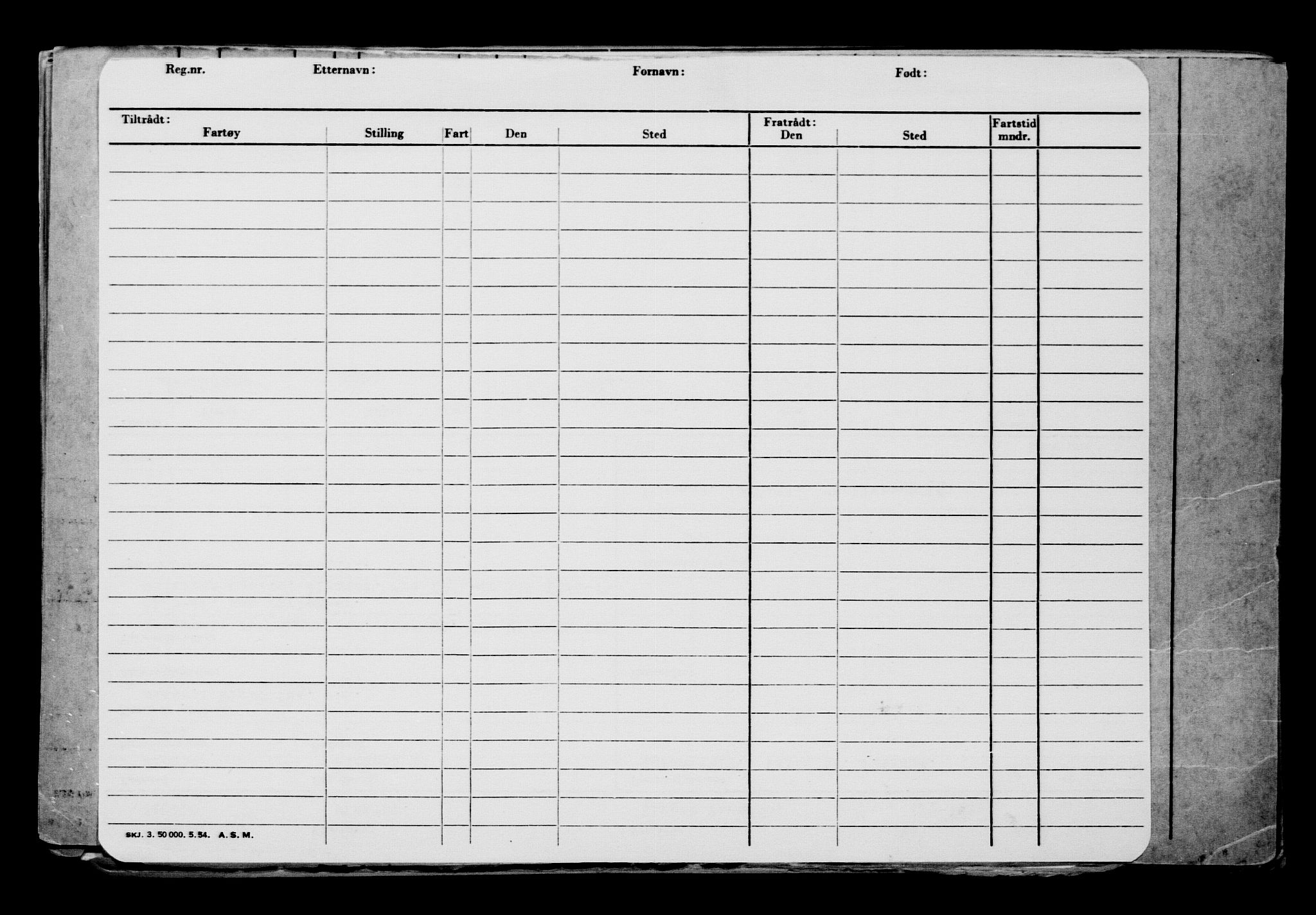 Direktoratet for sjømenn, AV/RA-S-3545/G/Gb/L0140: Hovedkort, 1916, s. 536