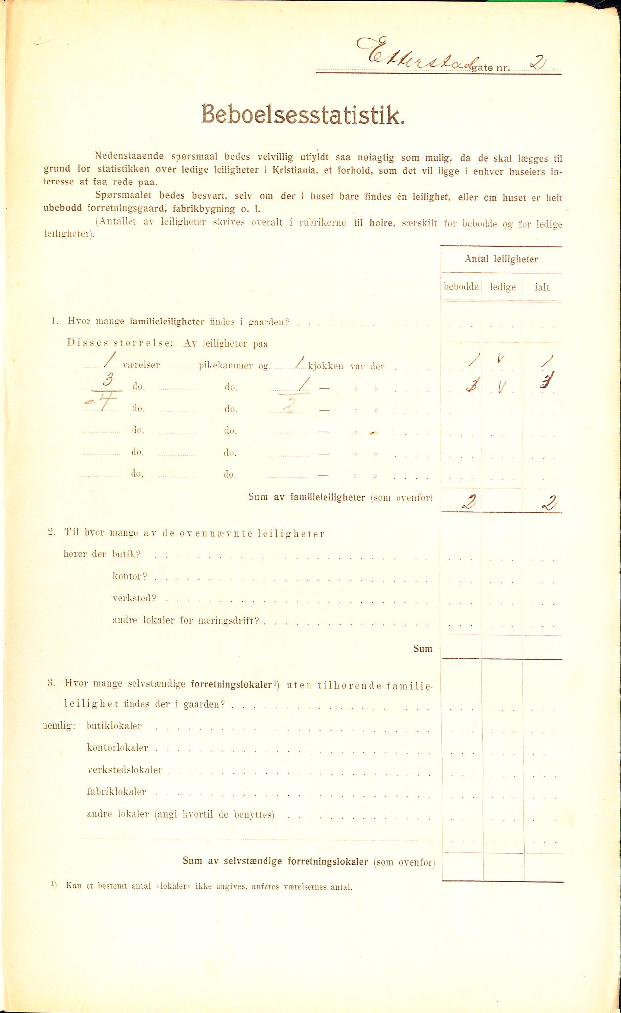 OBA, Kommunal folketelling 1.2.1910 for Kristiania, 1910, s. 21000