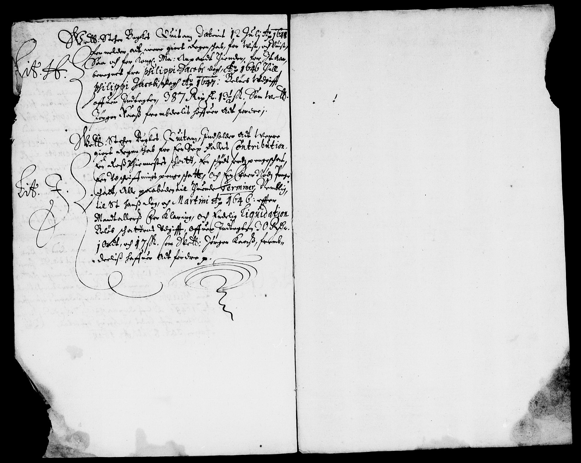Rentekammeret inntil 1814, Reviderte regnskaper, Lensregnskaper, AV/RA-EA-5023/R/Rb/Rbr/L0017: Lista len, 1646-1649