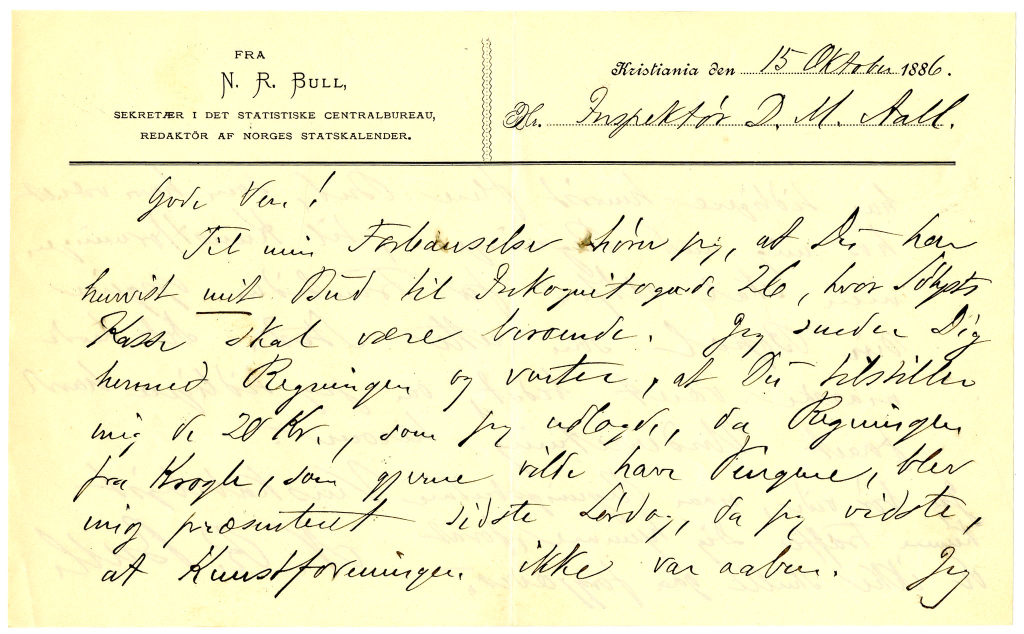 Diderik Maria Aalls brevsamling, NF/Ark-1023/F/L0002: D.M. Aalls brevsamling. B - C, 1799-1889, s. 206