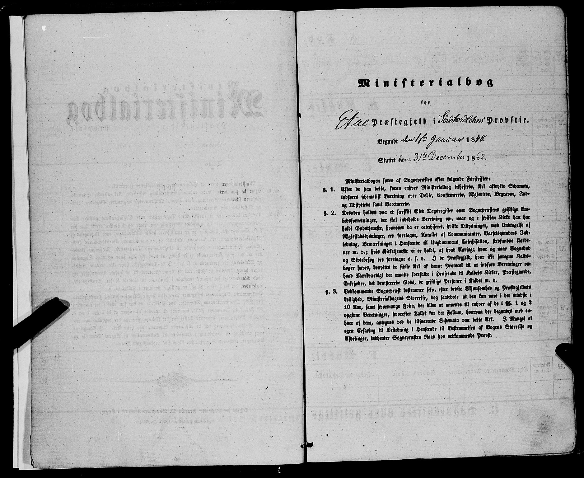 Etne sokneprestembete, SAB/A-75001/H/Haa: Ministerialbok nr. A 8, 1848-1862