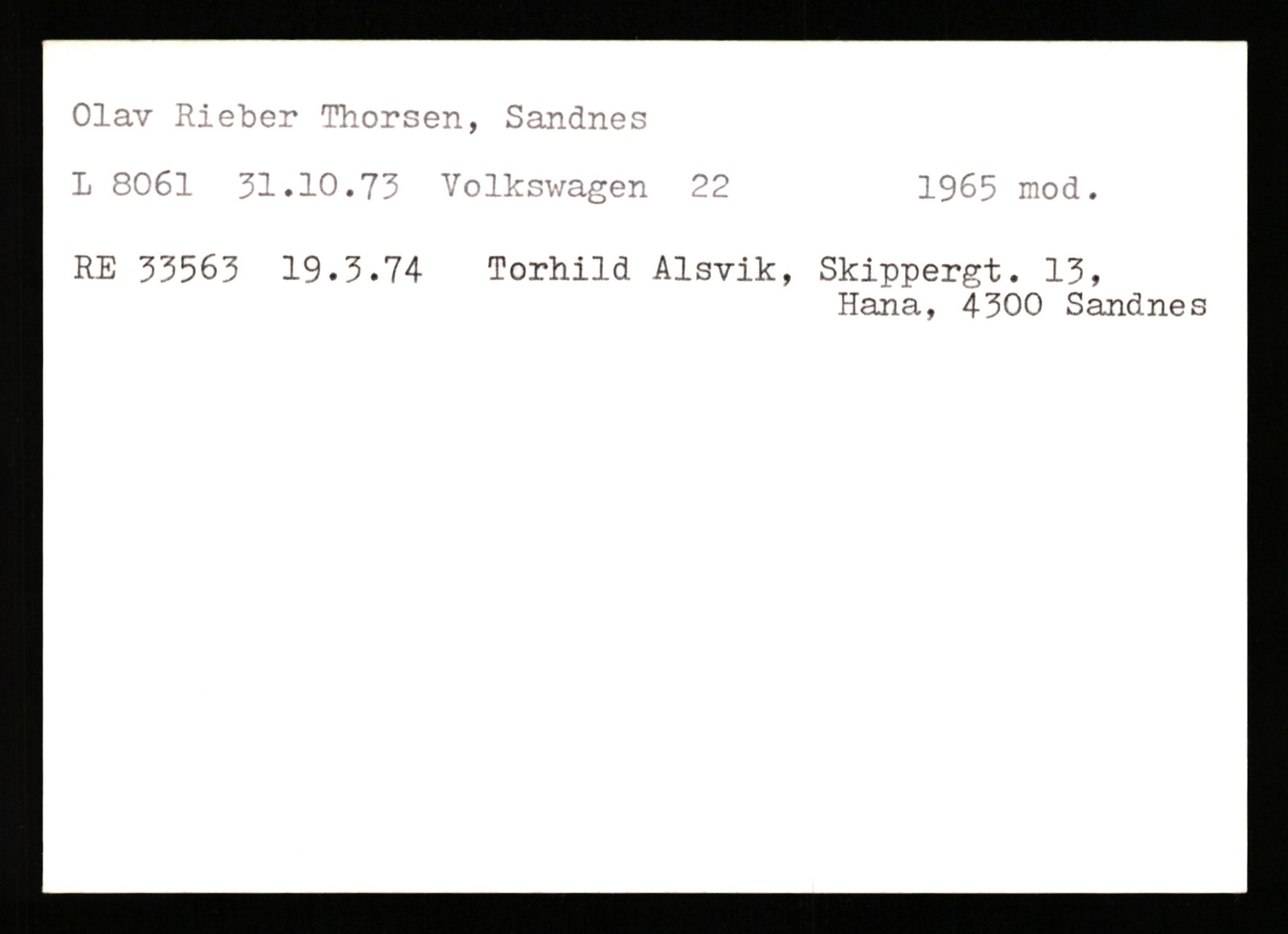 Stavanger trafikkstasjon, SAST/A-101942/0/G/L0002: Registreringsnummer: 5791 - 10405, 1930-1971, s. 1195