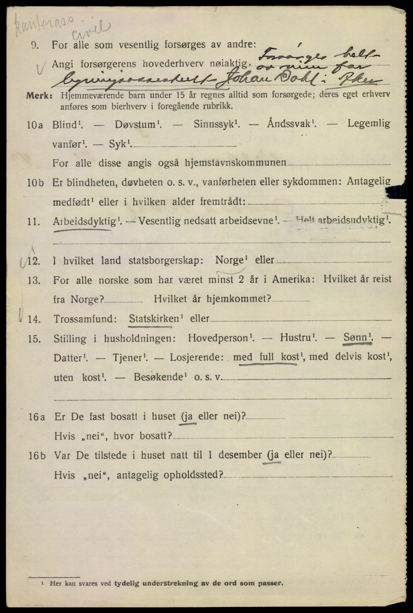 SAO, Folketelling 1920 for 0301 Kristiania kjøpstad, 1920, s. 628844