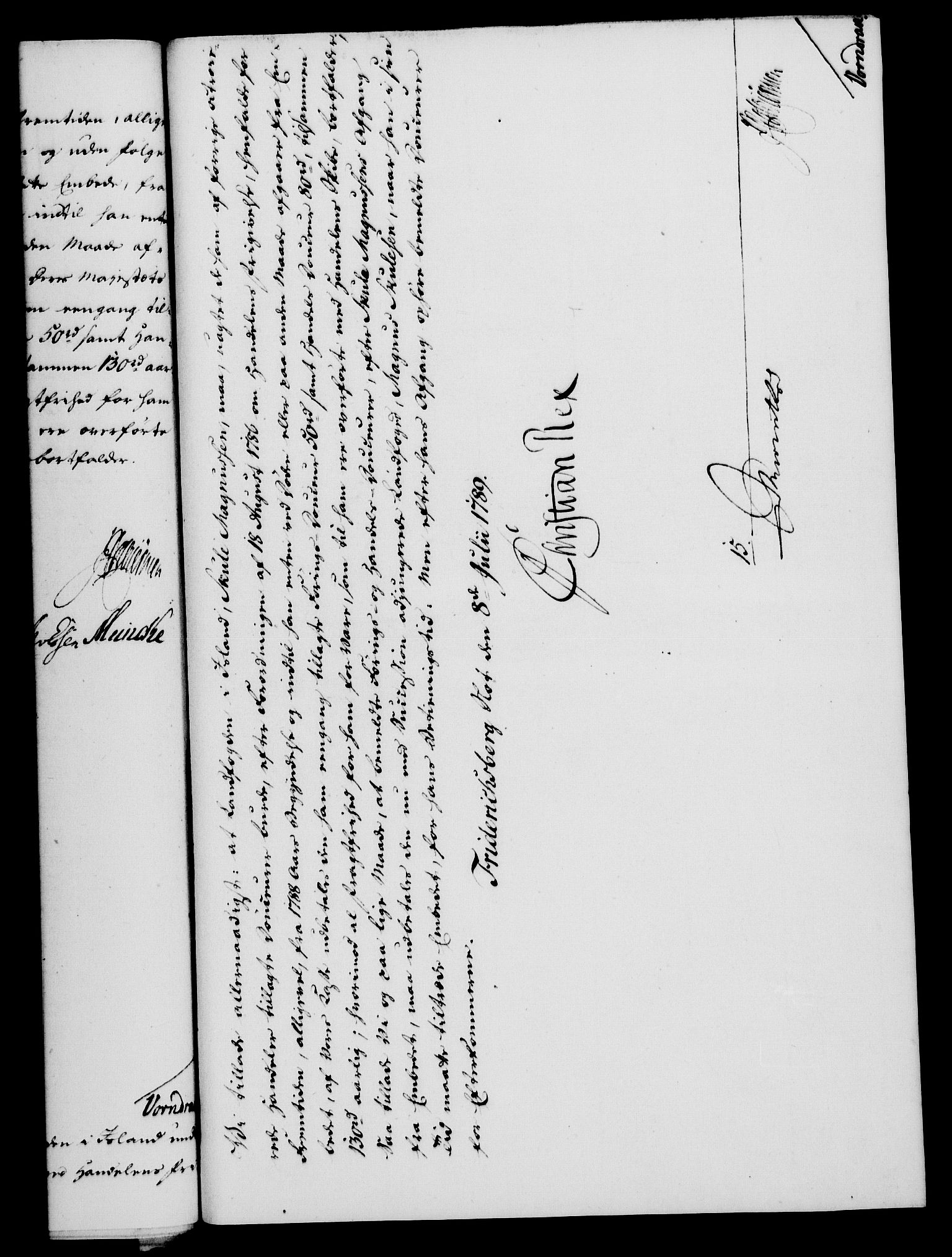 Rentekammeret, Kammerkanselliet, RA/EA-3111/G/Gf/Gfa/L0071: Norsk relasjons- og resolusjonsprotokoll (merket RK 52.71), 1789, s. 377