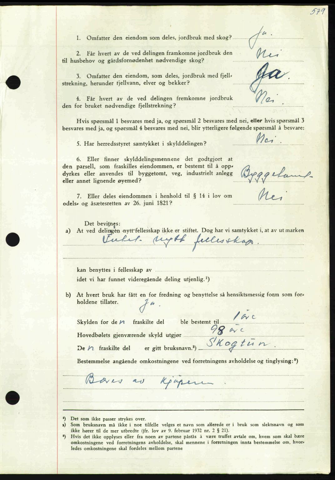 Nordmøre sorenskriveri, AV/SAT-A-4132/1/2/2Ca: Pantebok nr. A110, 1948-1949, Dagboknr: 231/1949