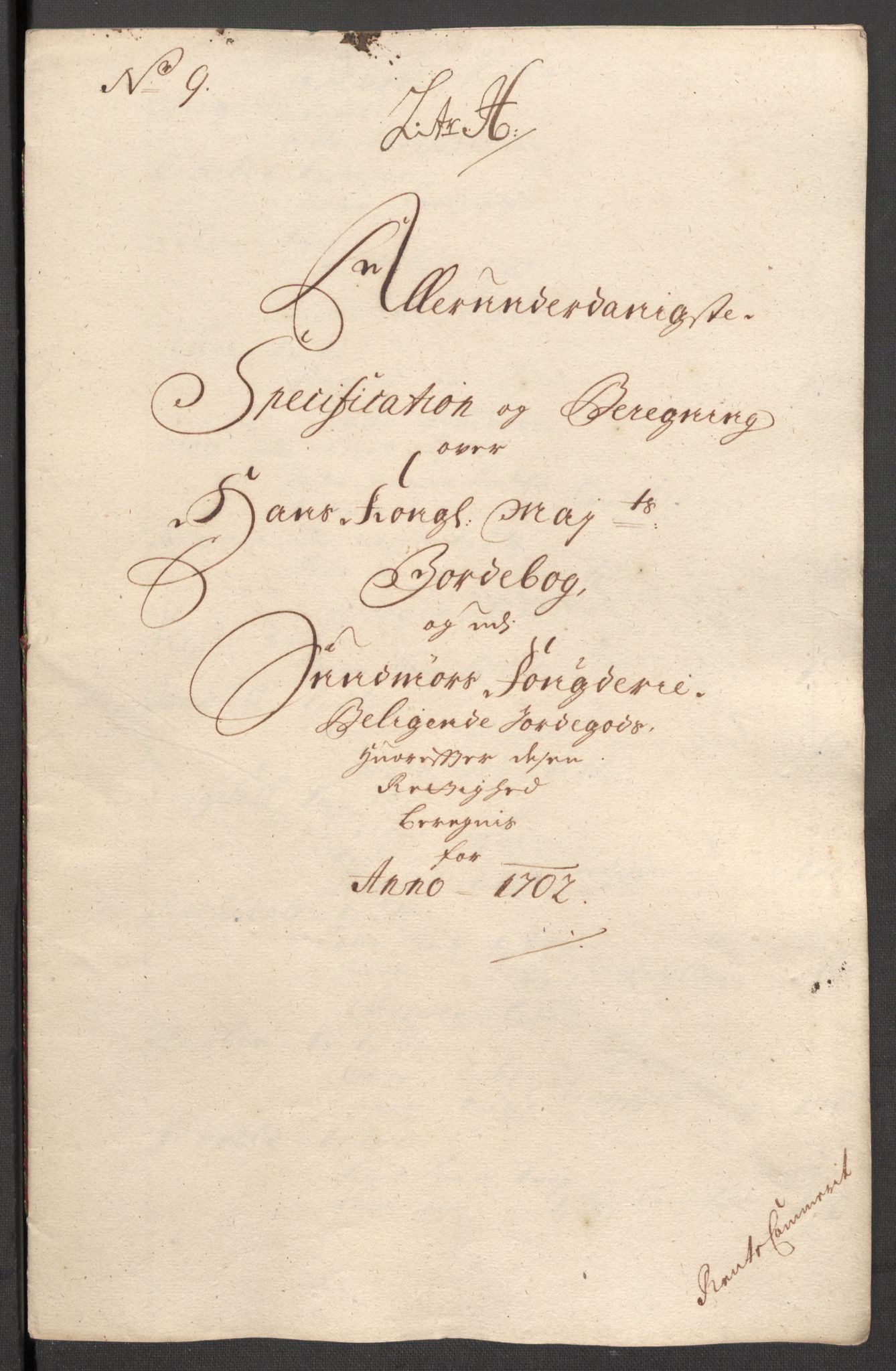 Rentekammeret inntil 1814, Reviderte regnskaper, Fogderegnskap, RA/EA-4092/R54/L3559: Fogderegnskap Sunnmøre, 1702-1703, s. 160