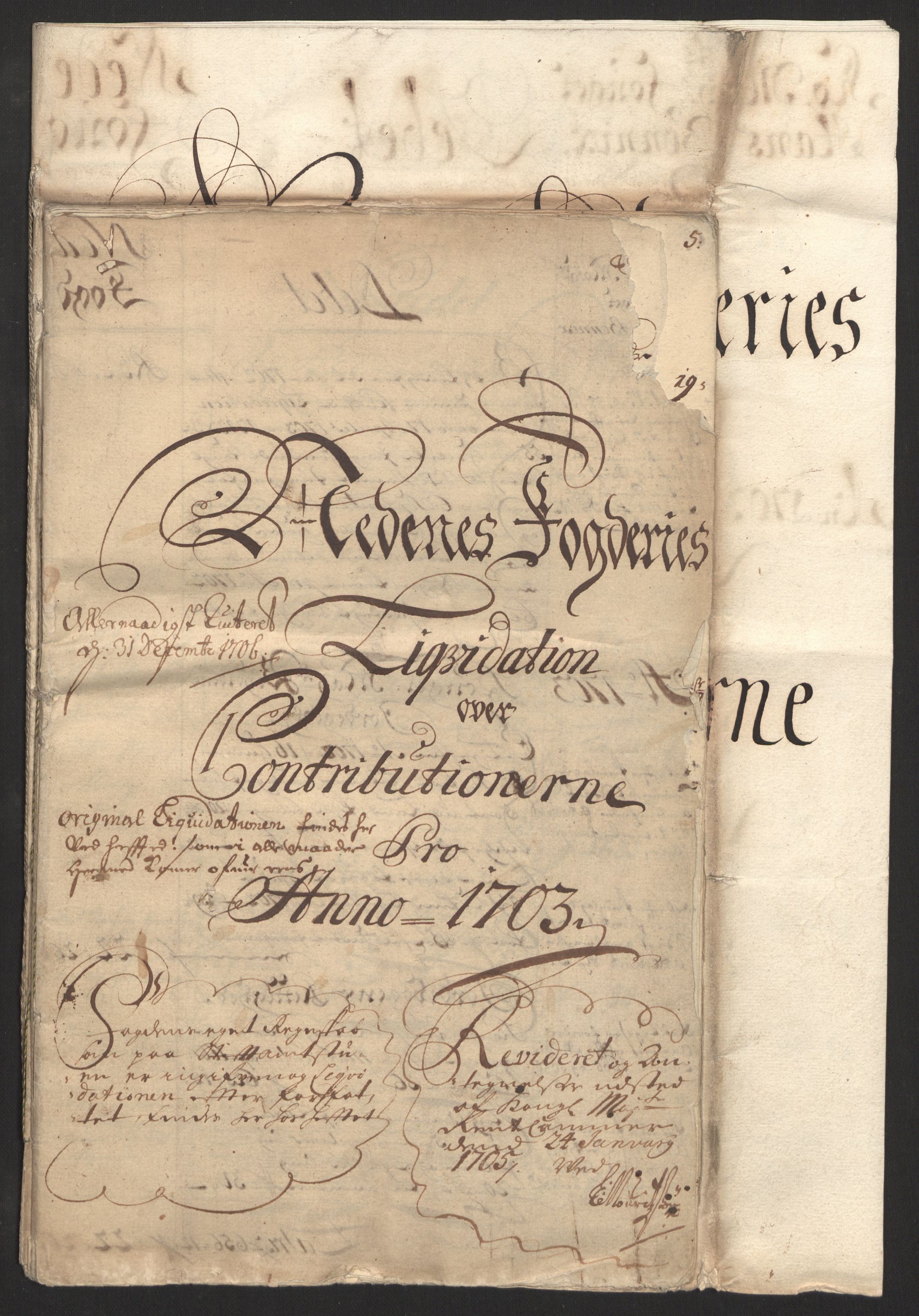 Rentekammeret inntil 1814, Reviderte regnskaper, Fogderegnskap, RA/EA-4092/R39/L2316: Fogderegnskap Nedenes, 1702-1703, s. 163