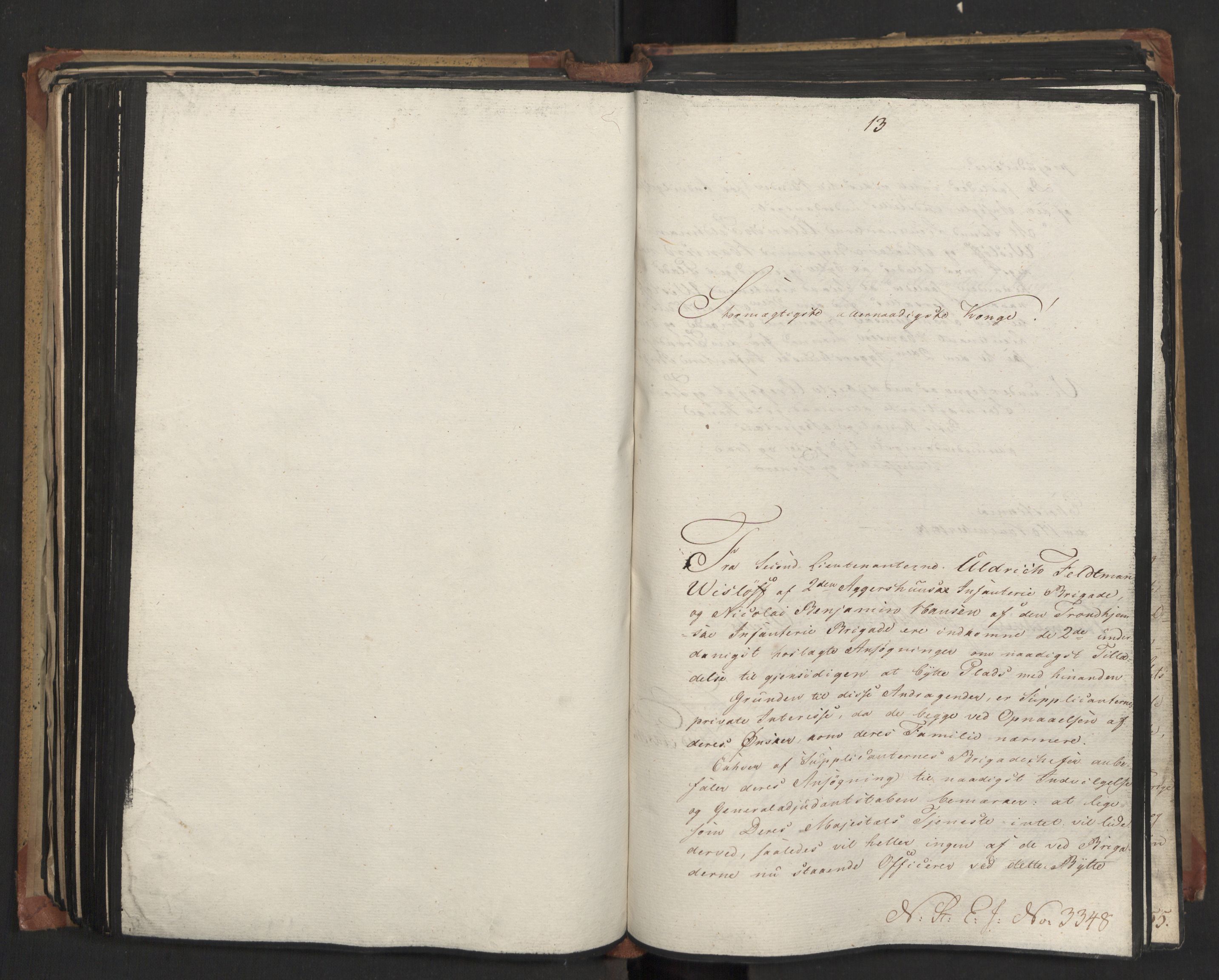 Statsrådsavdelingen i Stockholm, AV/RA-S-1003/D/Da/L0016: Regjeringsinnstillinger nr. 3101-3468, 1818, s. 240