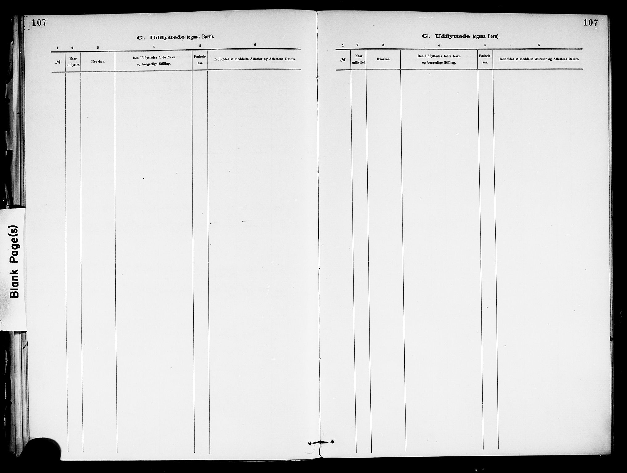 Holla kirkebøker, SAKO/A-272/F/Fa/L0009: Ministerialbok nr. 9, 1881-1897, s. 107