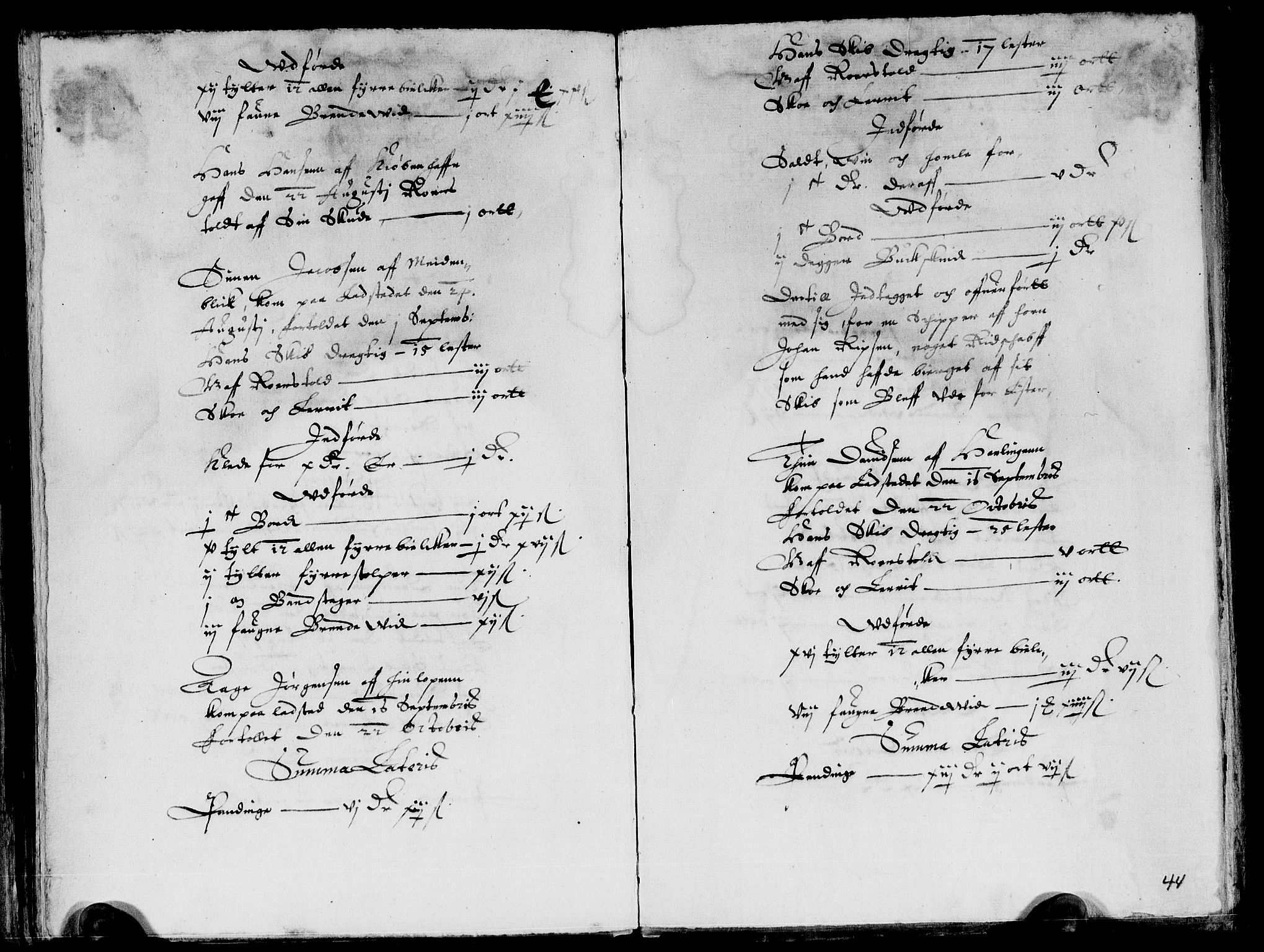Rentekammeret inntil 1814, Reviderte regnskaper, Lensregnskaper, AV/RA-EA-5023/R/Rb/Rbr/L0003: Lista len, 1611-1614