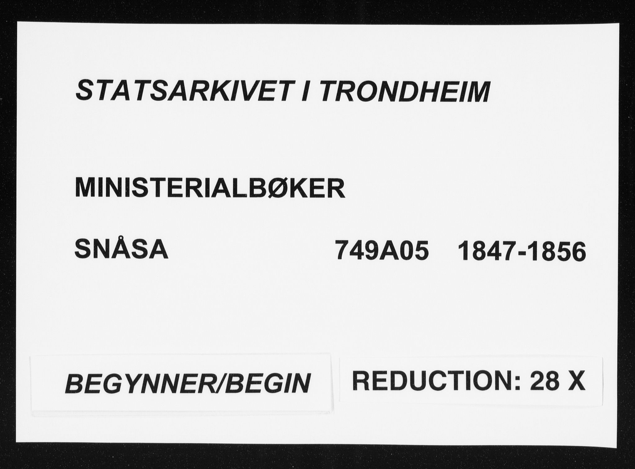 Ministerialprotokoller, klokkerbøker og fødselsregistre - Nord-Trøndelag, AV/SAT-A-1458/749/L0471: Ministerialbok nr. 749A05, 1847-1856