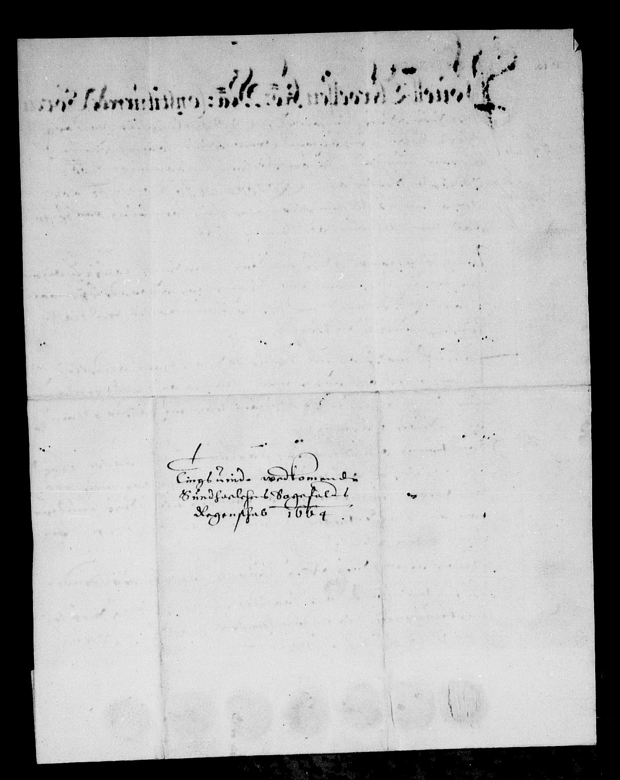 Rentekammeret inntil 1814, Reviderte regnskaper, Stiftamtstueregnskaper, Bergen stiftamt, AV/RA-EA-6043/R/Rc/L0014: Bergen stiftamt, 1664