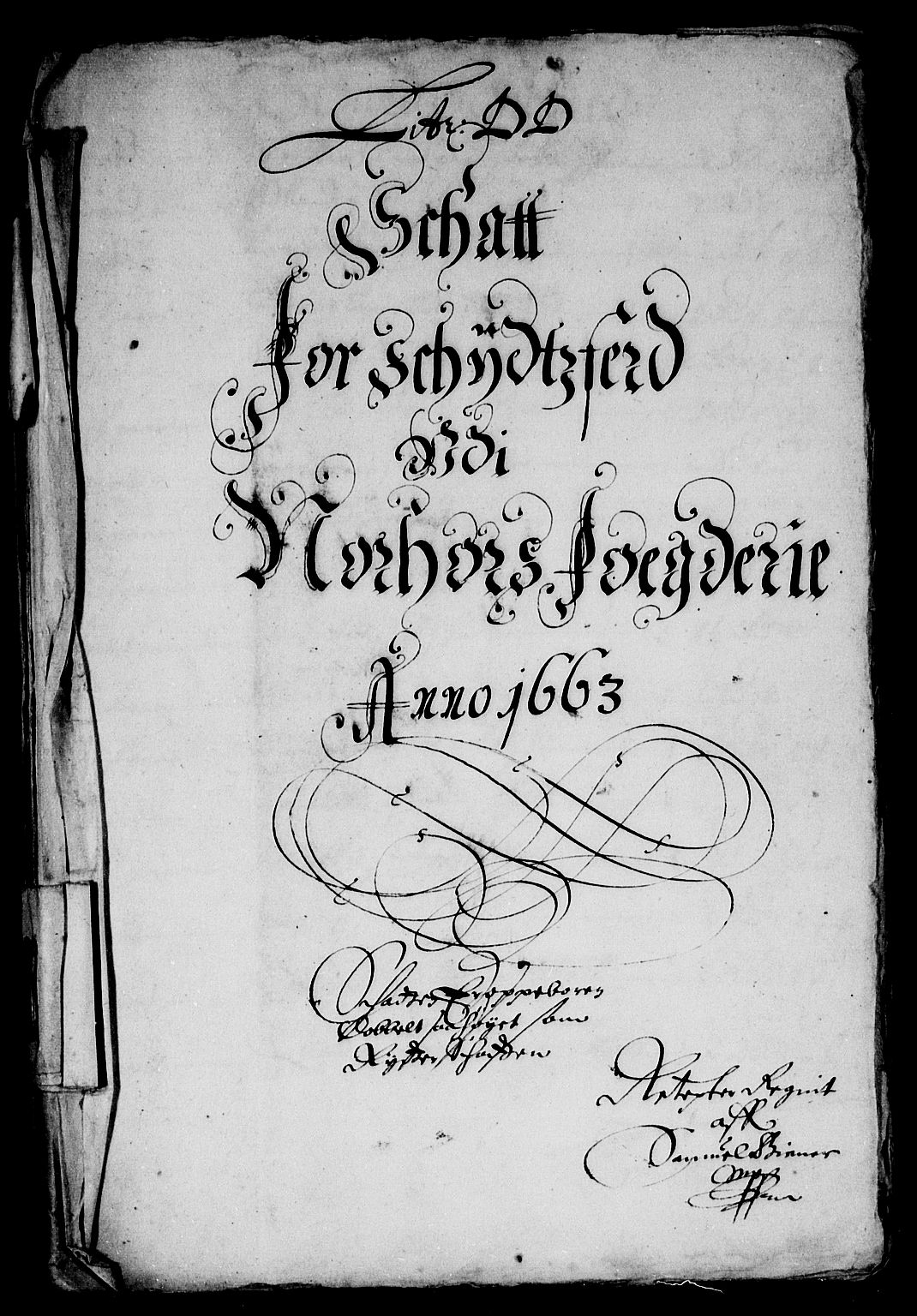 Rentekammeret inntil 1814, Reviderte regnskaper, Stiftamtstueregnskaper, Bergen stiftamt, RA/EA-6043/R/Rc/L0009: Bergen stiftamt, 1663