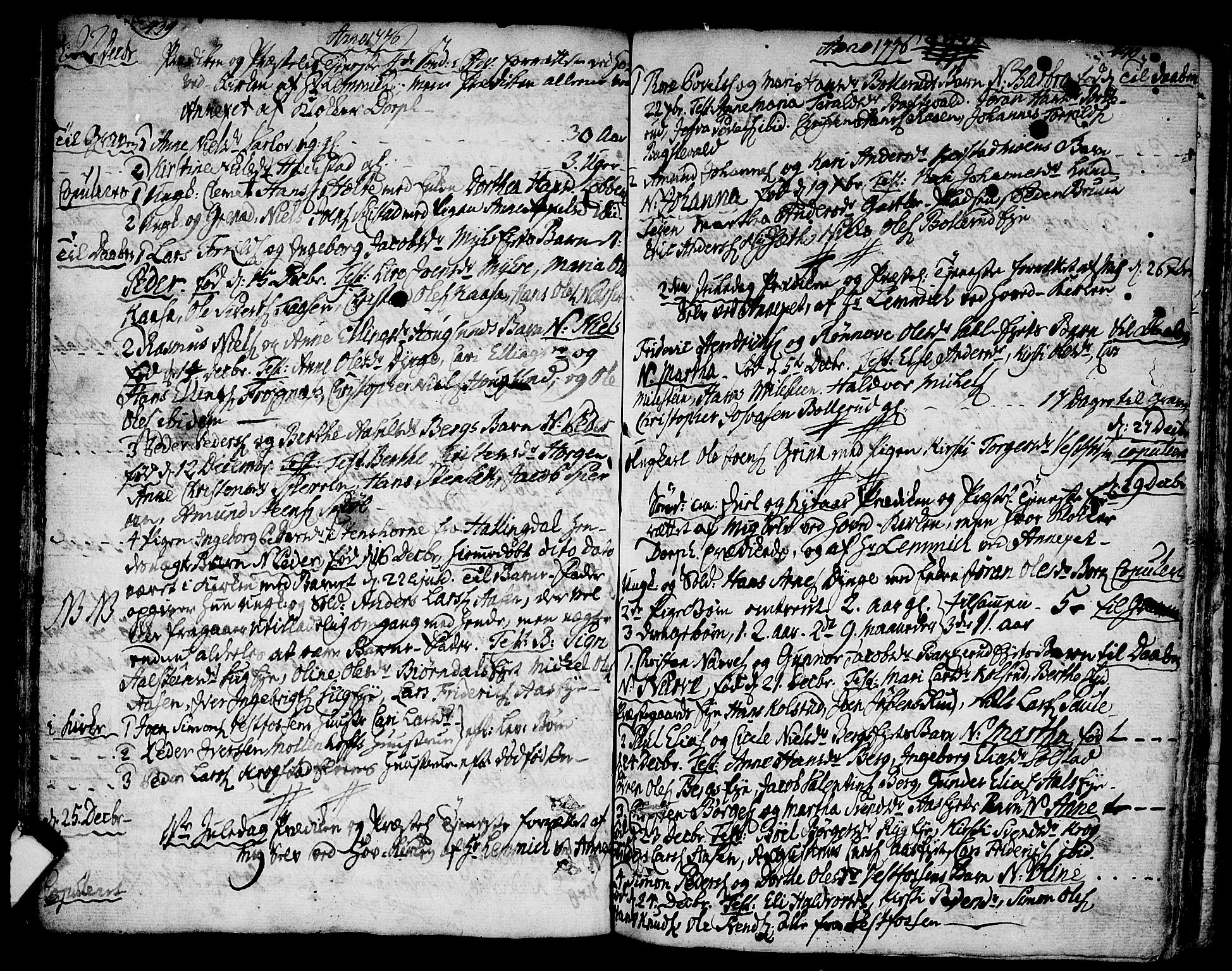 Eiker kirkebøker, AV/SAKO-A-4/F/Fa/L0008: Ministerialbok nr. I 8, 1764-1788, s. 439-440