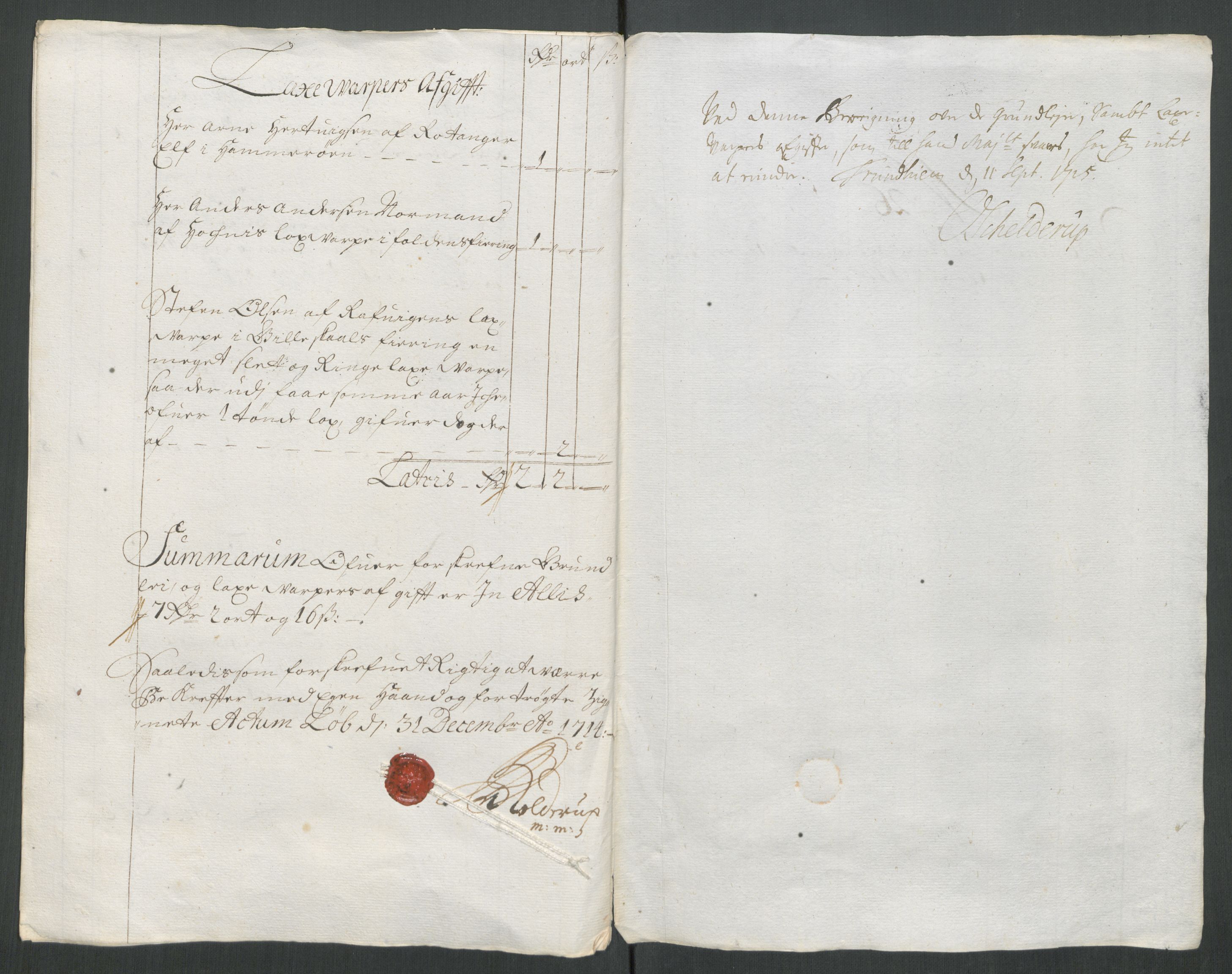 Rentekammeret inntil 1814, Reviderte regnskaper, Fogderegnskap, RA/EA-4092/R66/L4584: Fogderegnskap Salten, 1714, s. 238