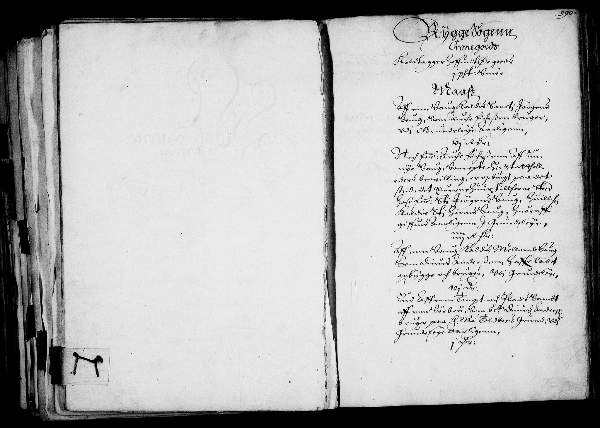 Rentekammeret inntil 1814, Realistisk ordnet avdeling, RA/EA-4070/N/Na/L0001: [XI f]: Akershus stifts jordebok, 1652, s. 589b-590a