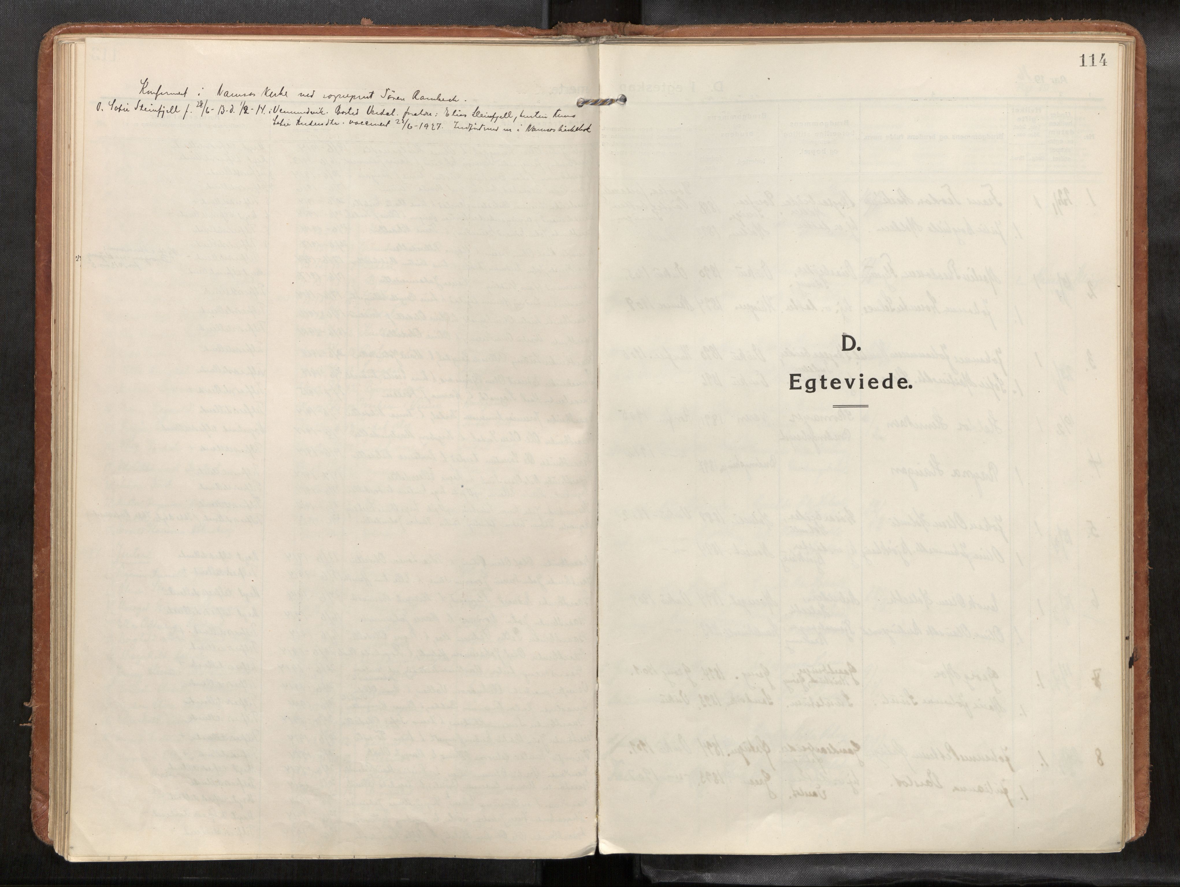 Verdal sokneprestkontor, AV/SAT-A-1156/2/H/Haa/L0004: Ministerialbok nr. 4, 1916-1928, s. 114