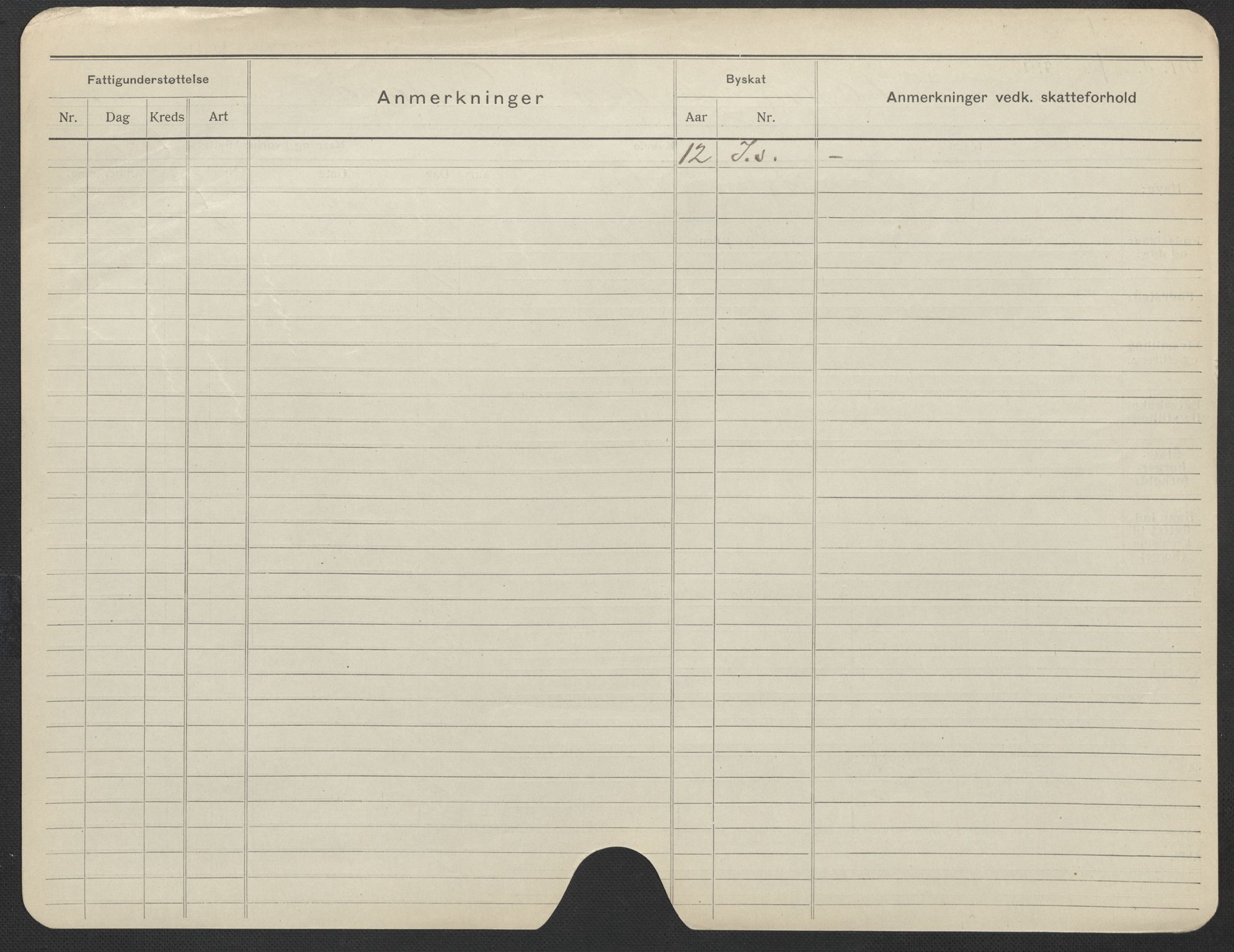 Oslo folkeregister, Registerkort, SAO/A-11715/F/Fa/Fac/L0025: Kvinner, 1906-1914, s. 1275b
