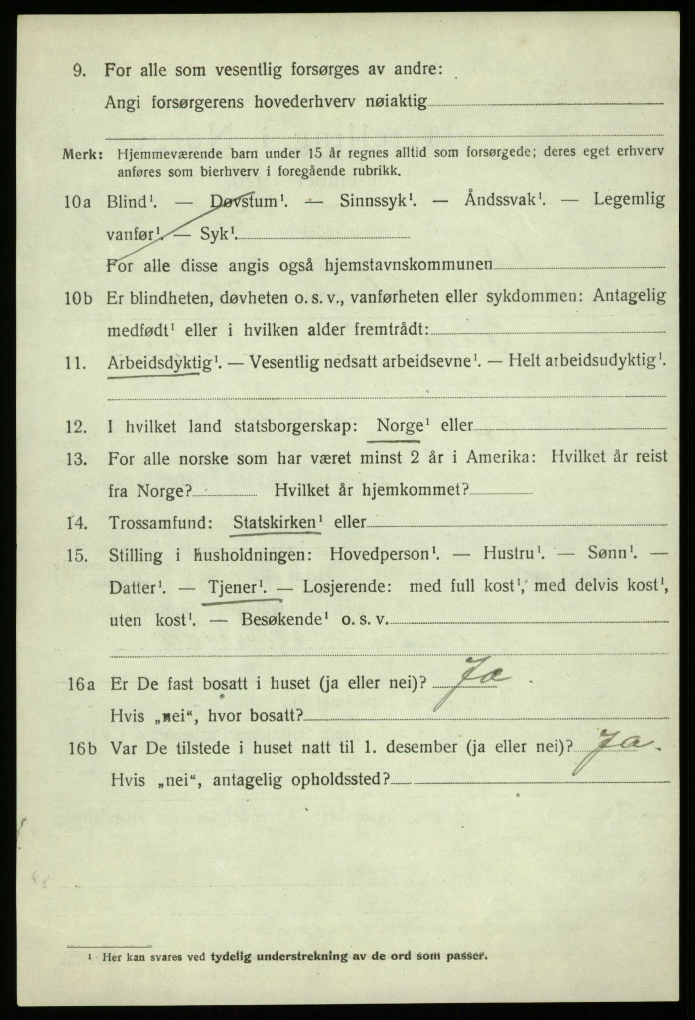 SAB, Folketelling 1920 for 1243 Os herred, 1920, s. 8649
