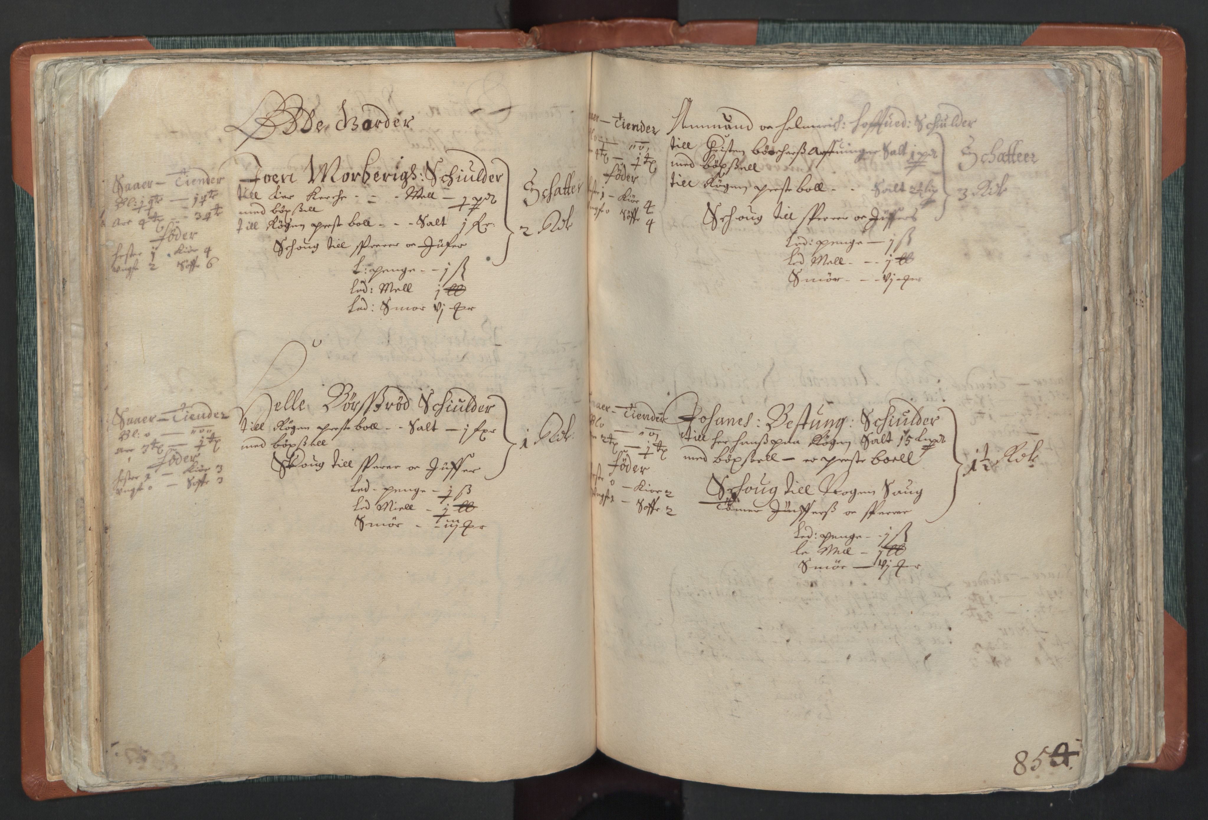 Rentekammeret inntil 1814, Realistisk ordnet avdeling, AV/RA-EA-4070/L/L0006: Kristiania lagdømme. Alminnelig jordebok med skatteligning for Lier, Hurum, Røyken, Ringerike og Nes i Hallingdal, samt Hadeland., 1661, s. 853b-854a