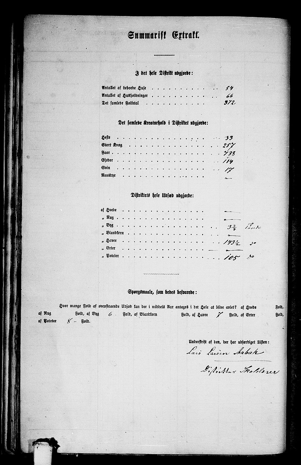 RA, Folketelling 1865 for 1560P Tingvoll prestegjeld, 1865, s. 38