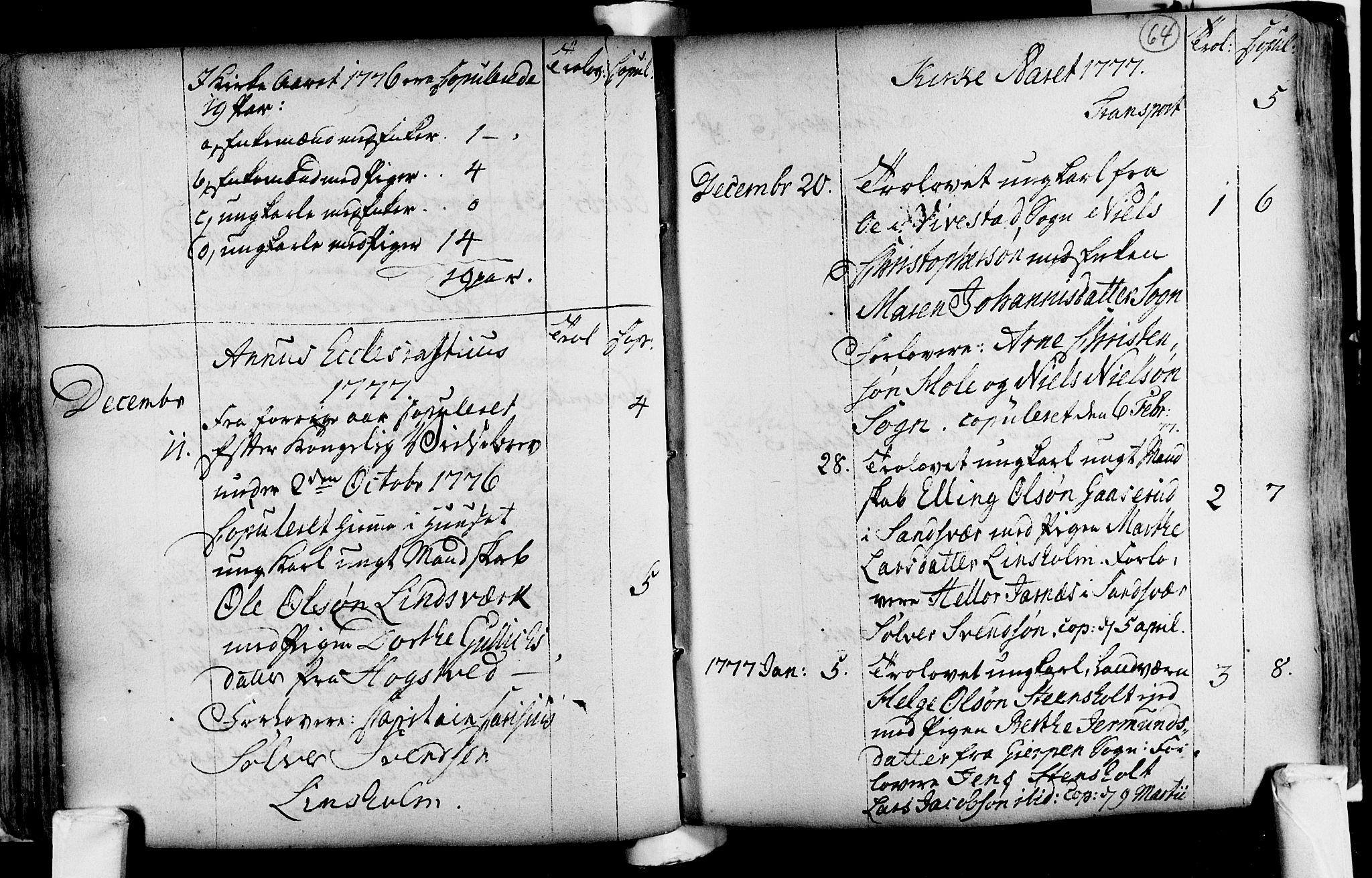 Lardal kirkebøker, SAKO/A-350/F/Fa/L0004: Ministerialbok nr. i 4, 1733-1815, s. 64