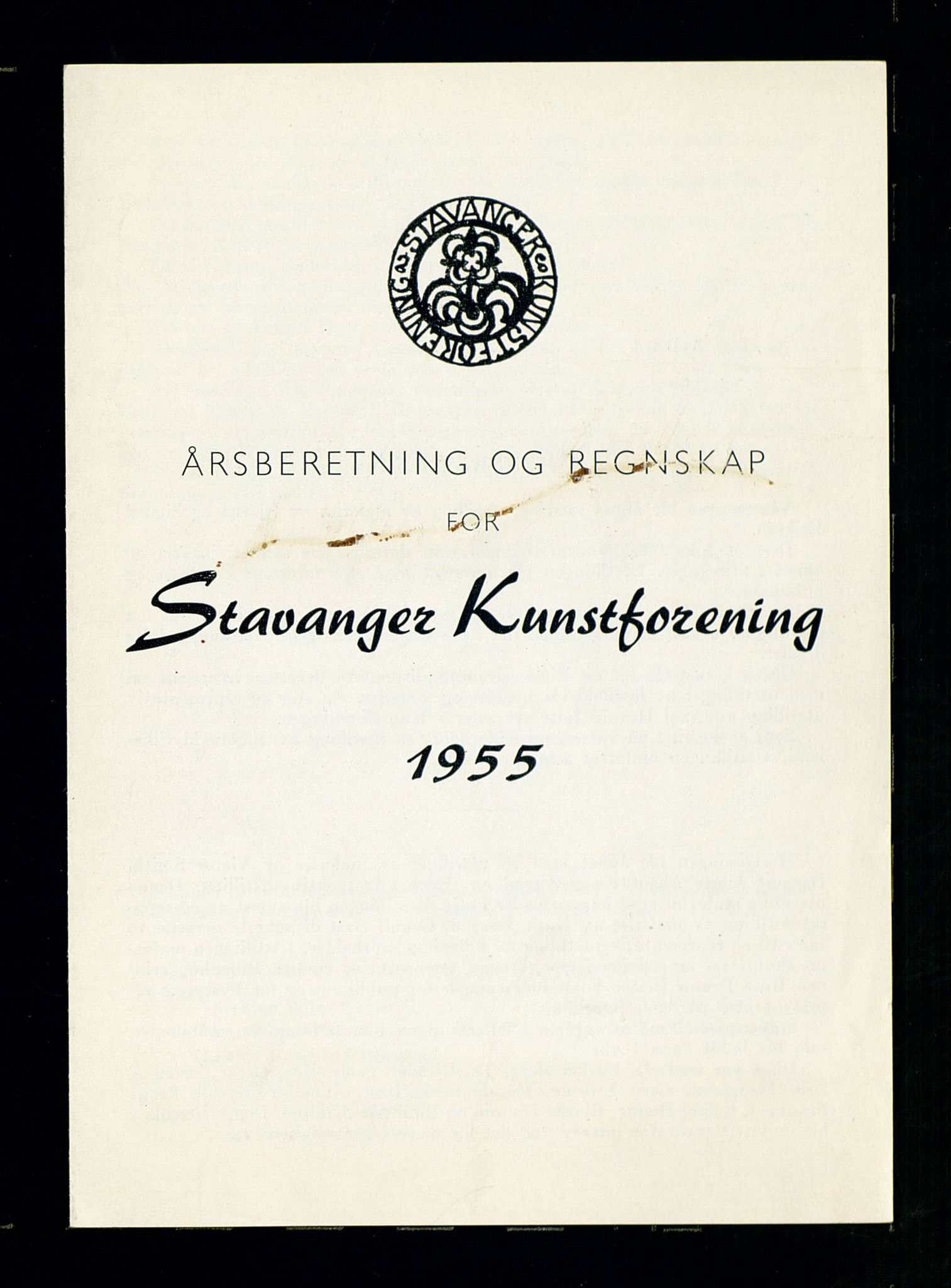 Pa 0481 - Stavanger Kunstforening, SAST/A-100677/A/L0005: Beretninger og styremøtepapirer, 1890-1990