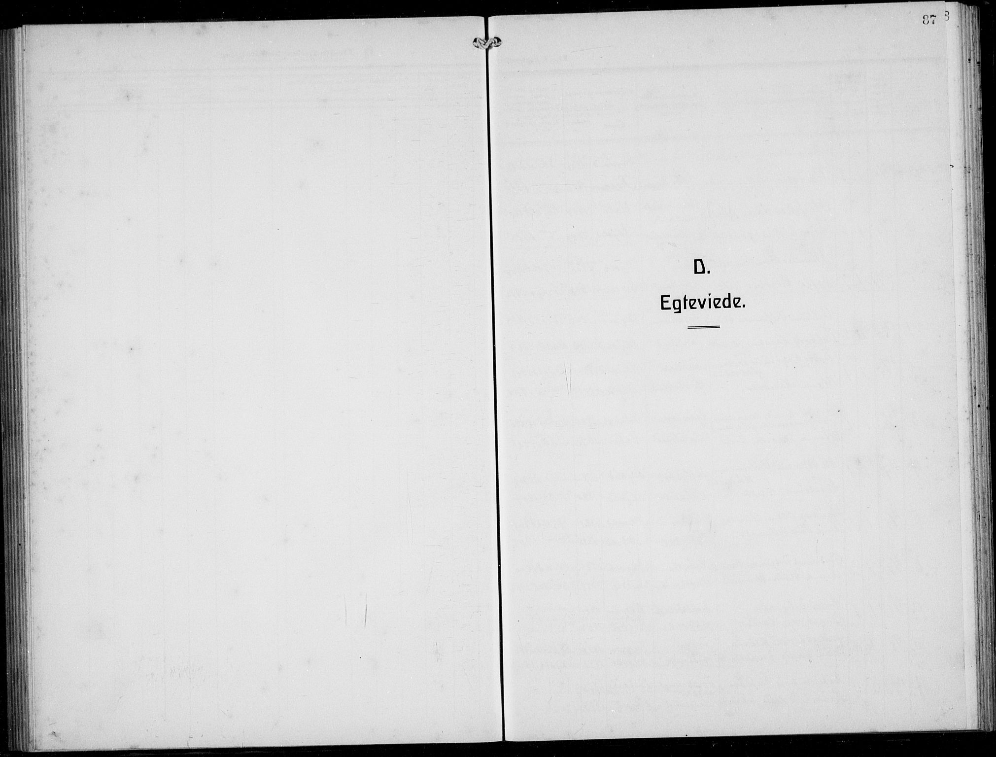 Skjold sokneprestkontor, SAST/A-101847/H/Ha/Hab/L0010: Klokkerbok nr. B 10, 1921-1941, s. 87