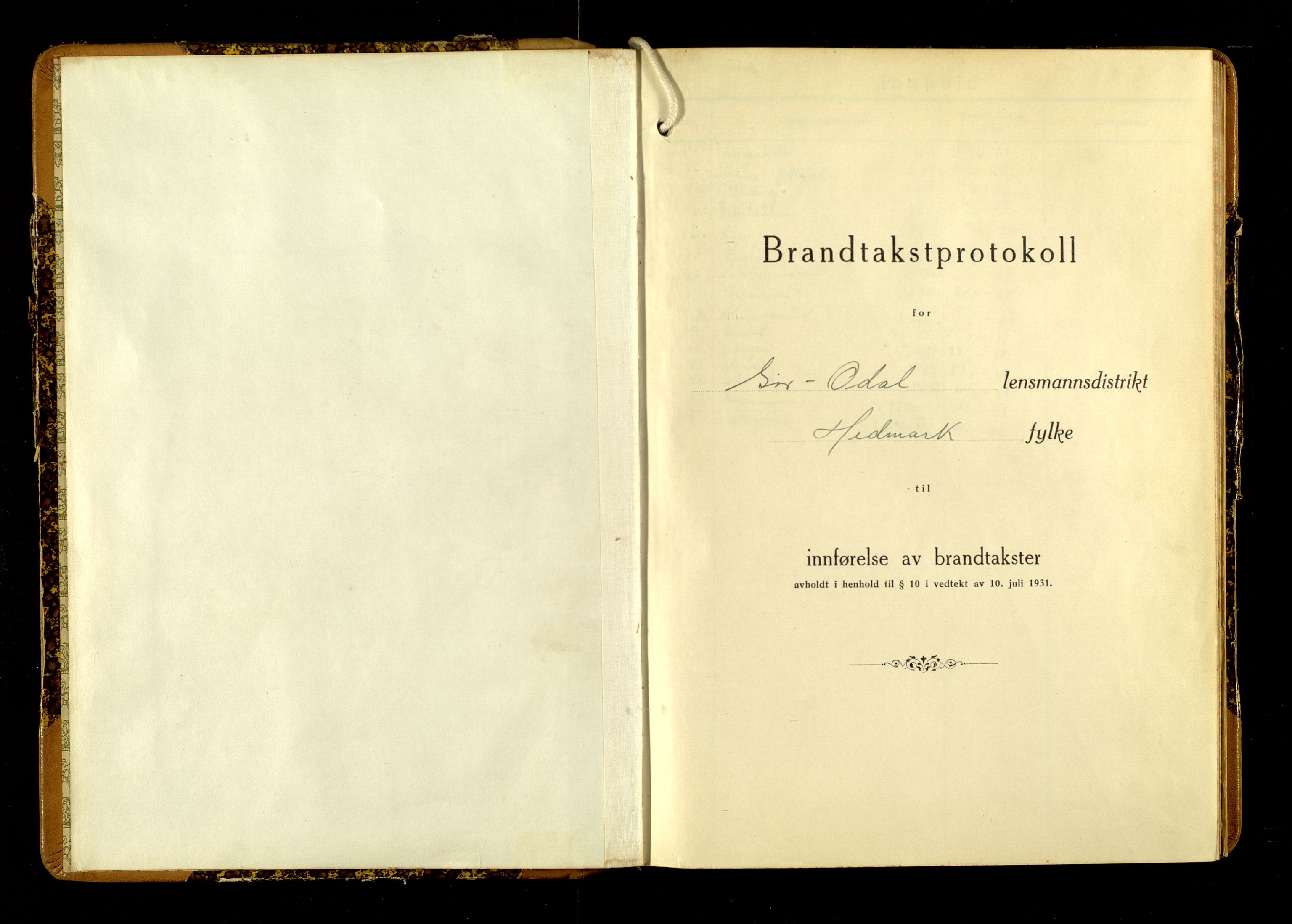 Norges Brannkasse, Sør-Odal, AV/SAH-NBRANO-011/F/L0010: Branntakstprotokoll, 1938-1946