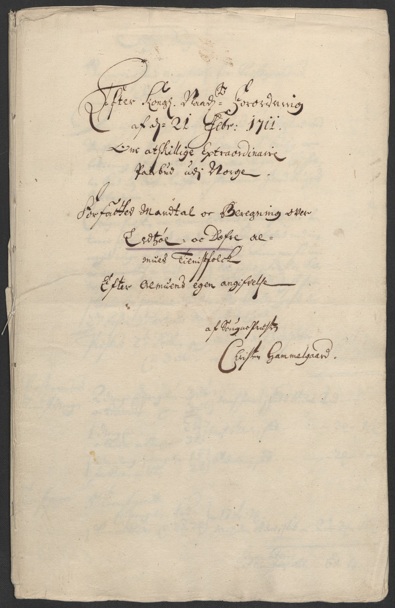 Rentekammeret inntil 1814, Reviderte regnskaper, Fogderegnskap, RA/EA-4092/R17/L1180: Fogderegnskap Gudbrandsdal, 1711, s. 101