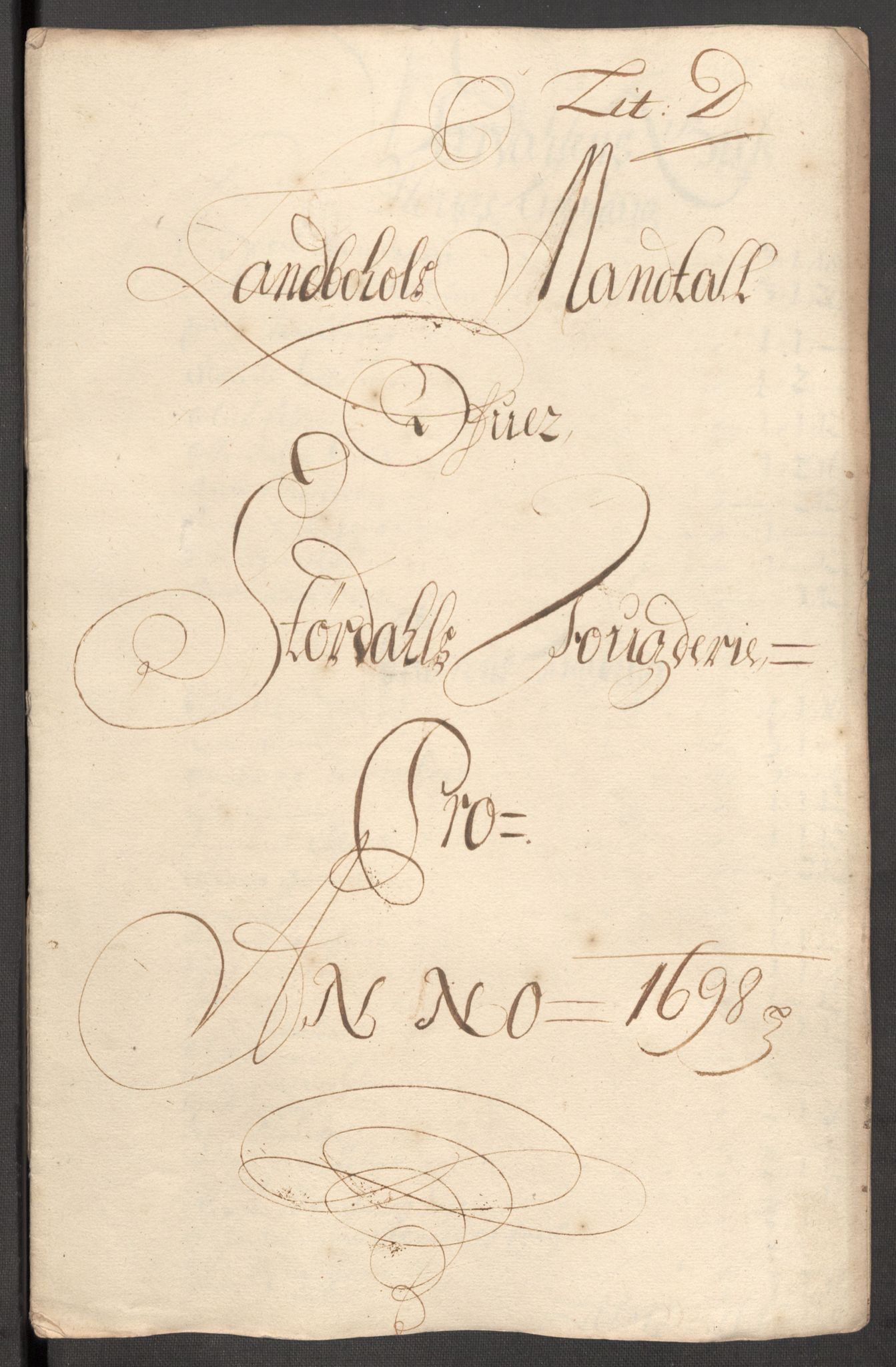 Rentekammeret inntil 1814, Reviderte regnskaper, Fogderegnskap, RA/EA-4092/R62/L4190: Fogderegnskap Stjørdal og Verdal, 1698, s. 126