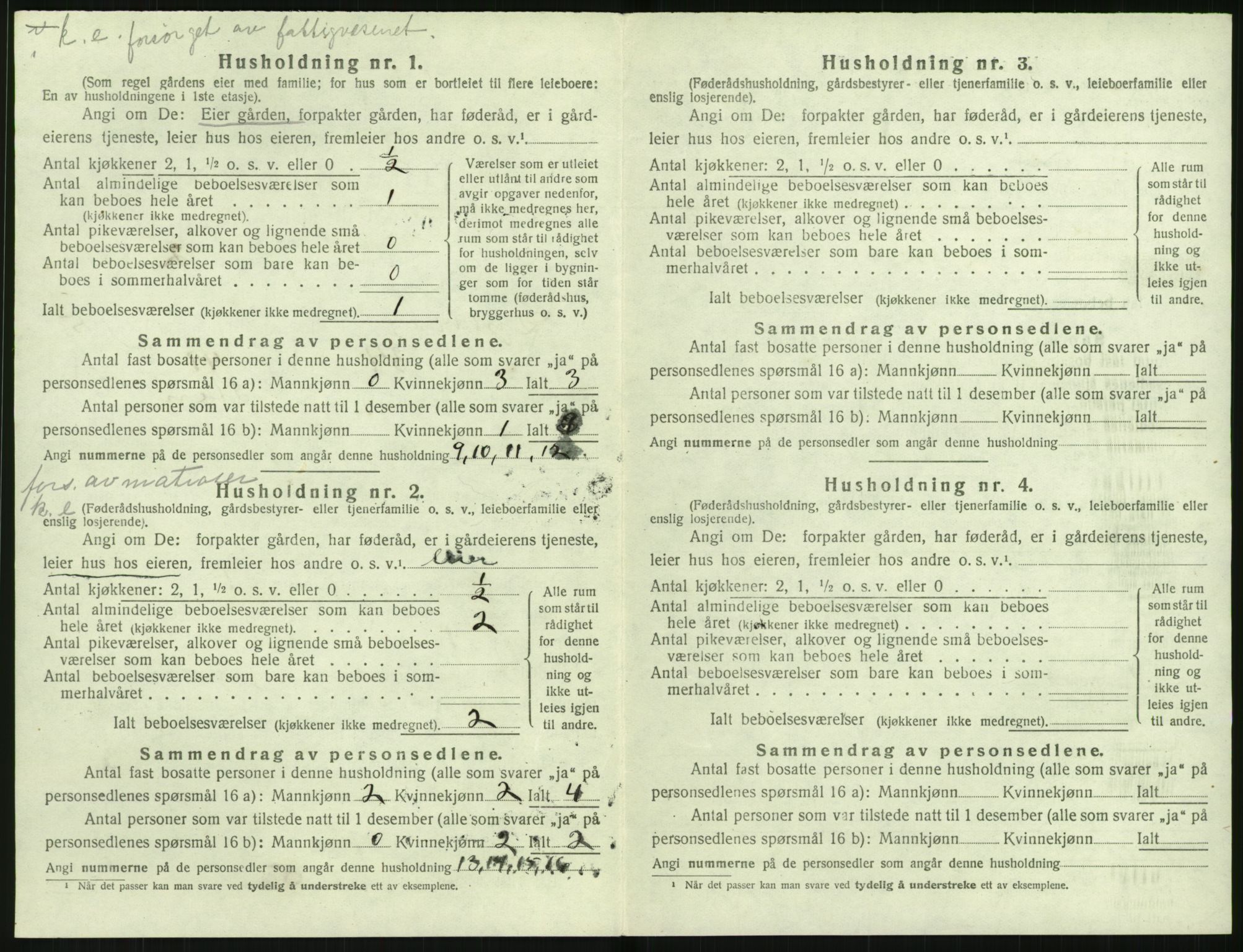 SAK, Folketelling 1920 for 0915 Dypvåg herred, 1920, s. 776