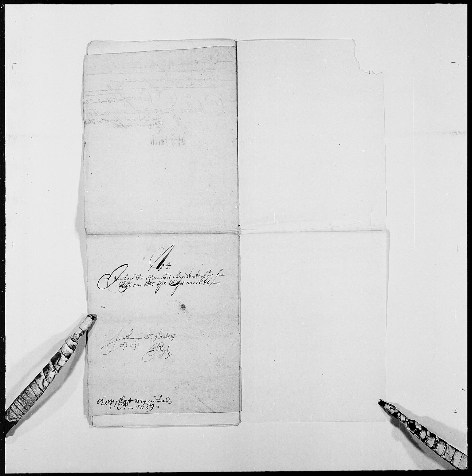 Rentekammeret inntil 1814, Reviderte regnskaper, Byregnskaper, RA/EA-4066/R/Rj/L0193: [J3] Kontribusjonsregnskap (med Langesund, Brevik, Porsgrunn og Kragerø), 1663-1691, s. 253