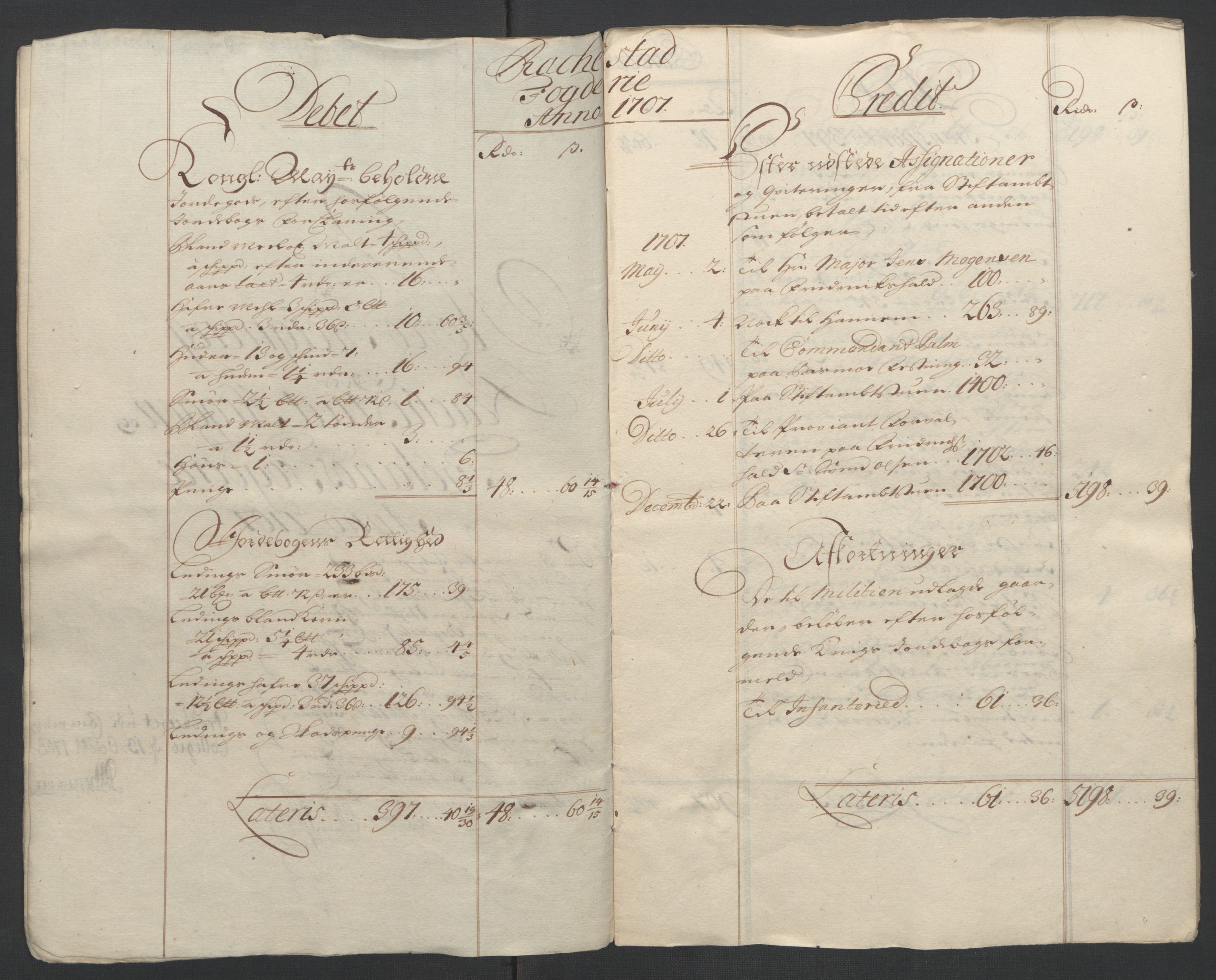 Rentekammeret inntil 1814, Reviderte regnskaper, Fogderegnskap, AV/RA-EA-4092/R07/L0299: Fogderegnskap Rakkestad, Heggen og Frøland, 1707, s. 12